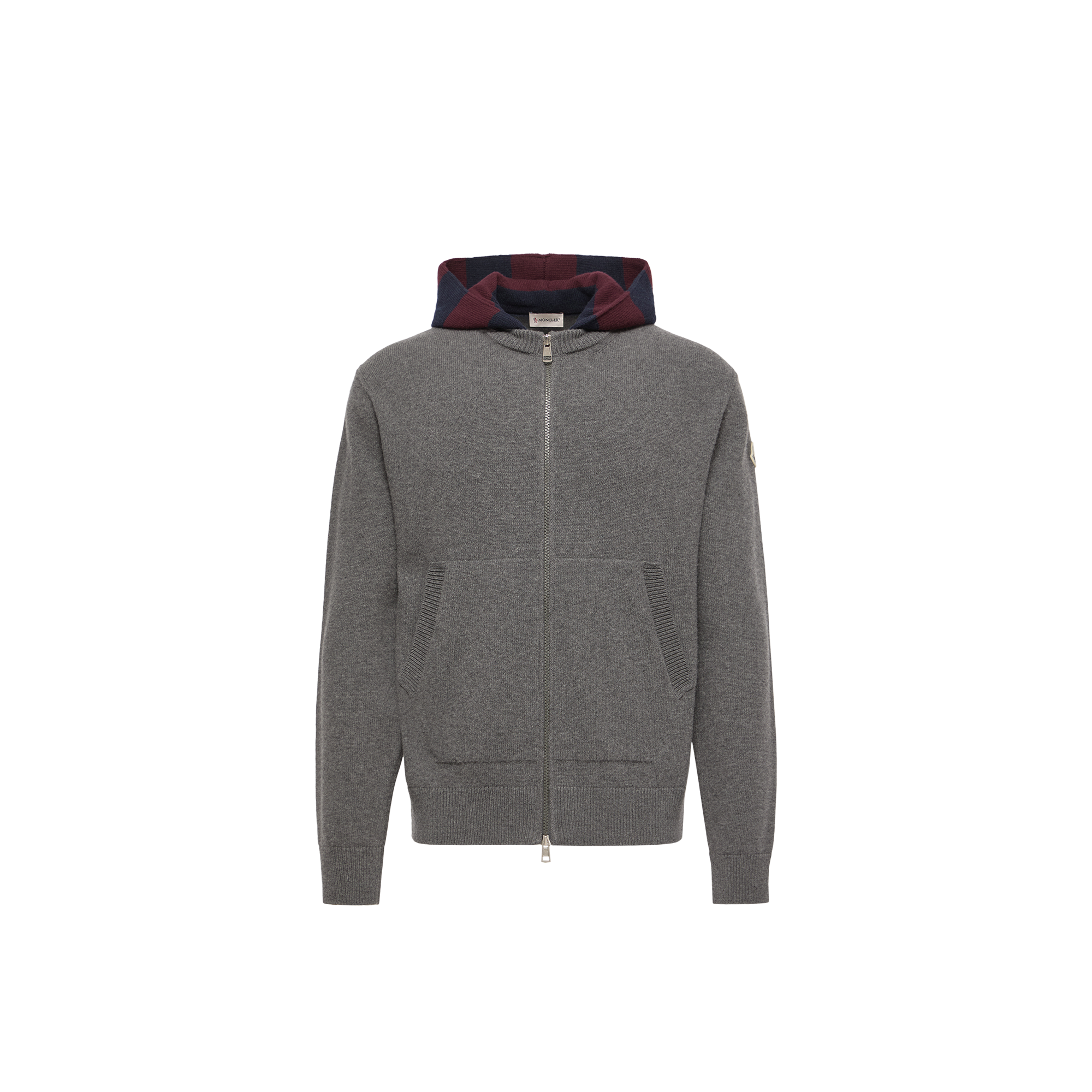 Moncler Striped Hood Wool & Cashmere Cardigan Men da Size: M