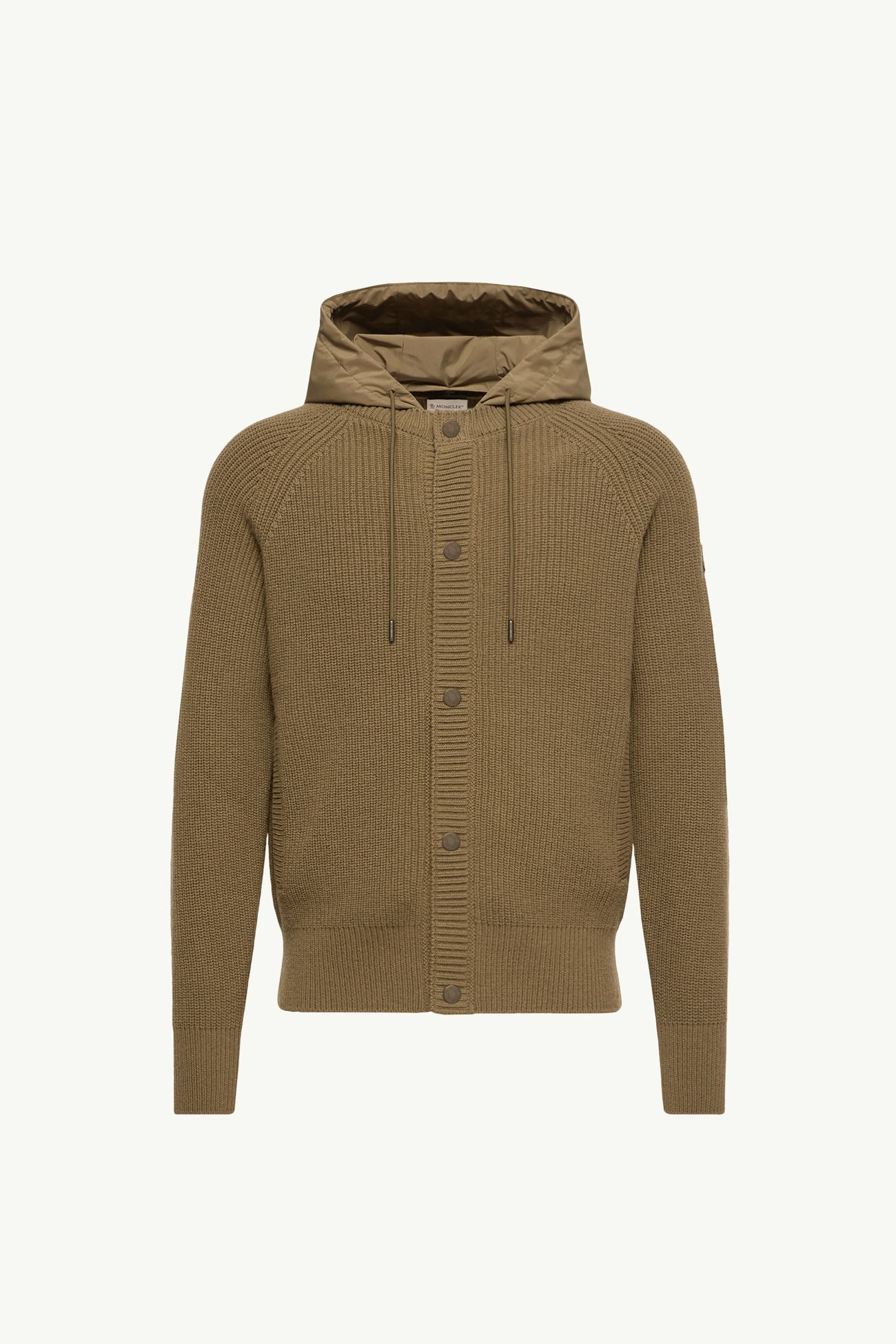 男士羊毛和山羊绒混纺连帽卫衣 男士 橄榄绿 Moncler 2