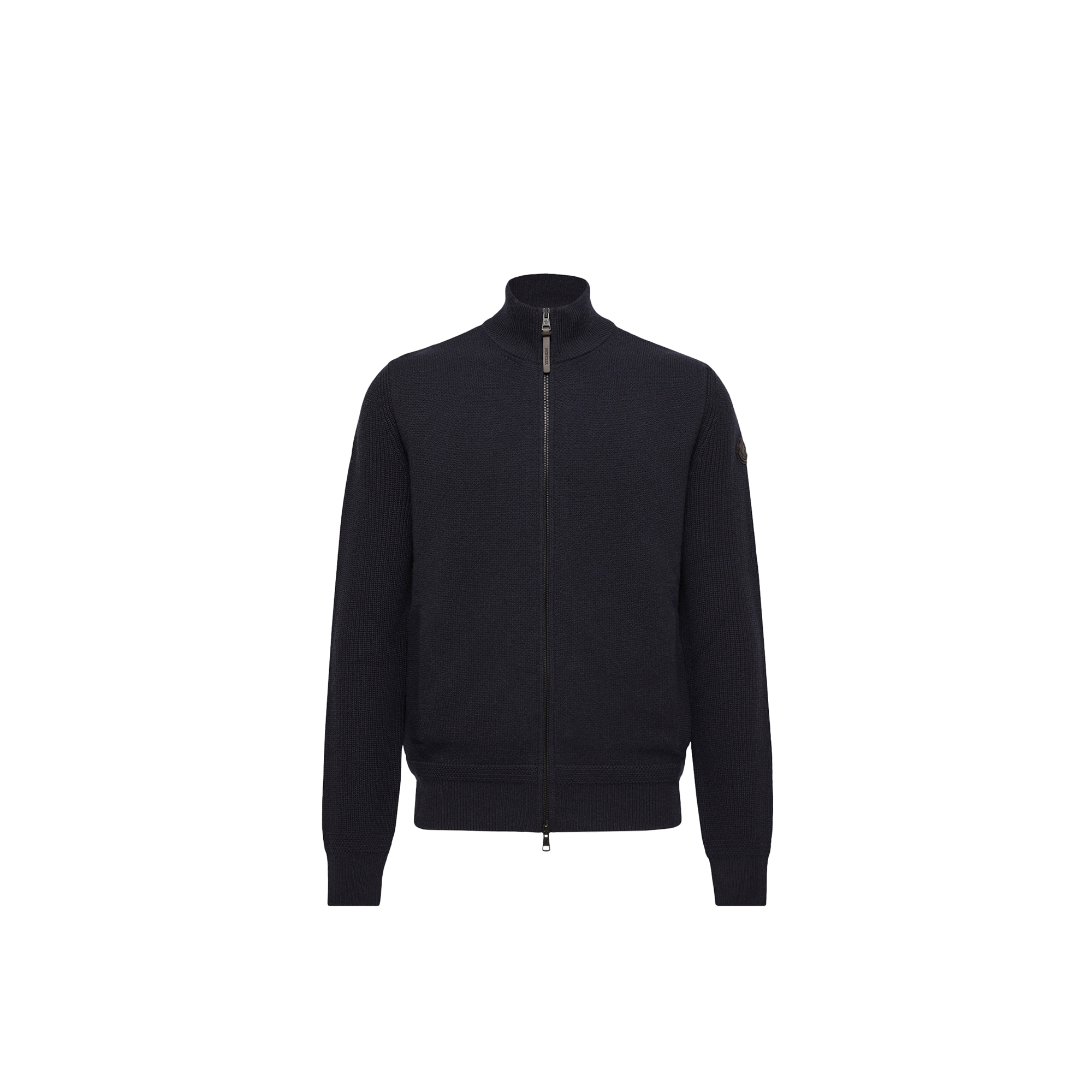 Moncler   Wool & Cashmere Zip-Up Cardigan for Men in Blue, Size: M