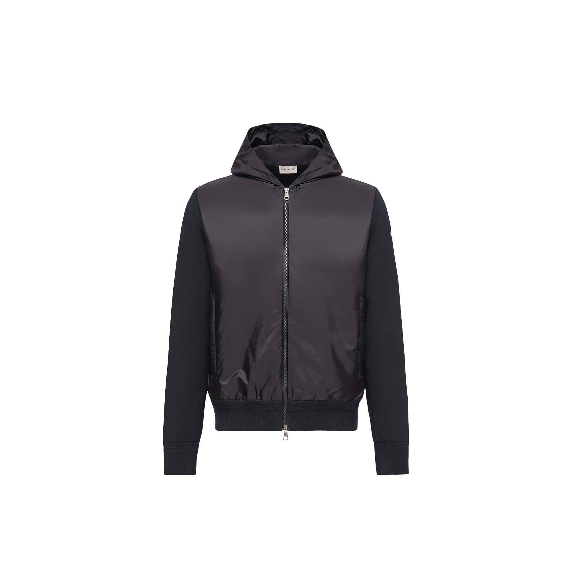 Moncler Cotton Blend Zip-Up Hoodie Men da Size: M