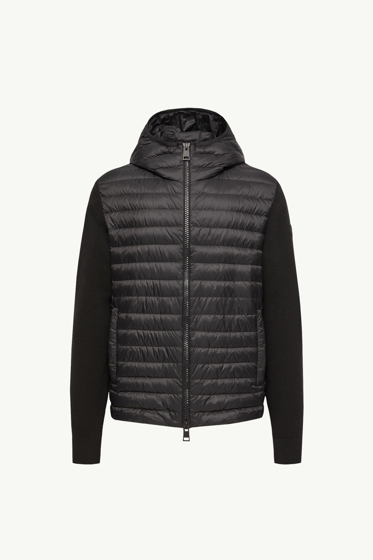 Cárdigan acolchado de mezcla de cachemira Hombre Negro Moncler 2