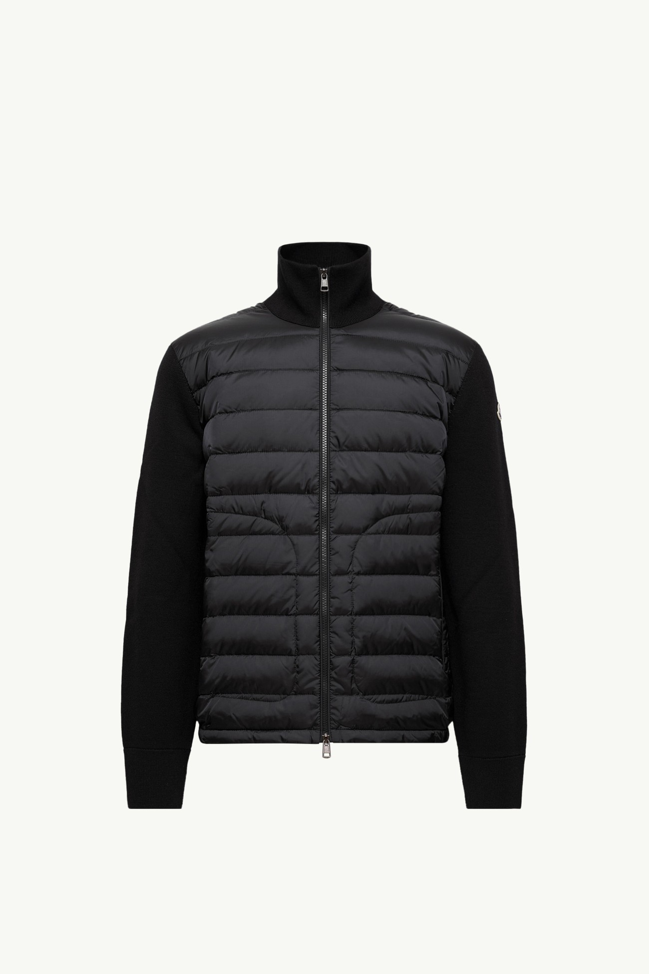 Padded Zip-Up Cardigan Men Black Moncler 2
