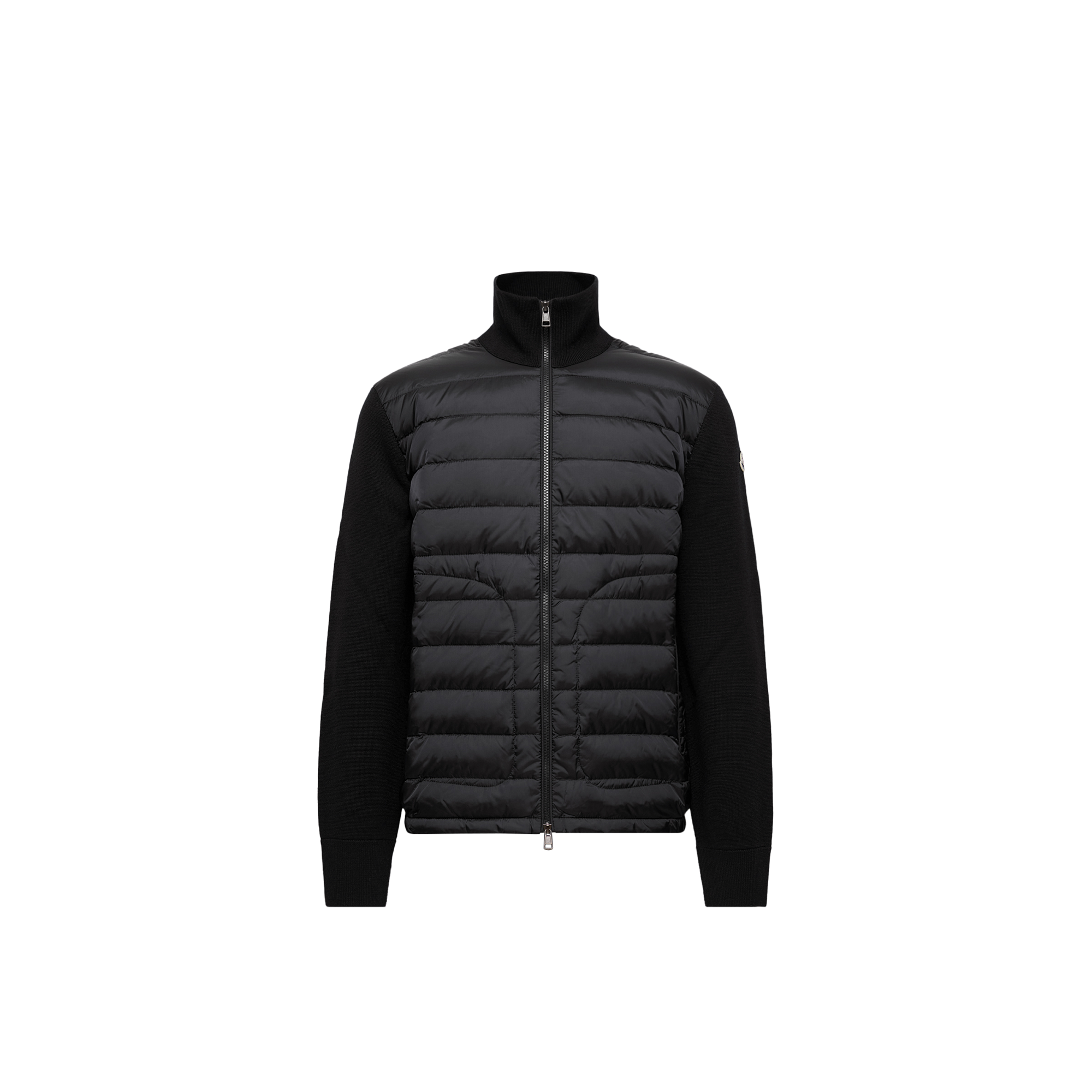 Moncler   Padded Zip-Up Cardigan for Men in Black, Size: Xl