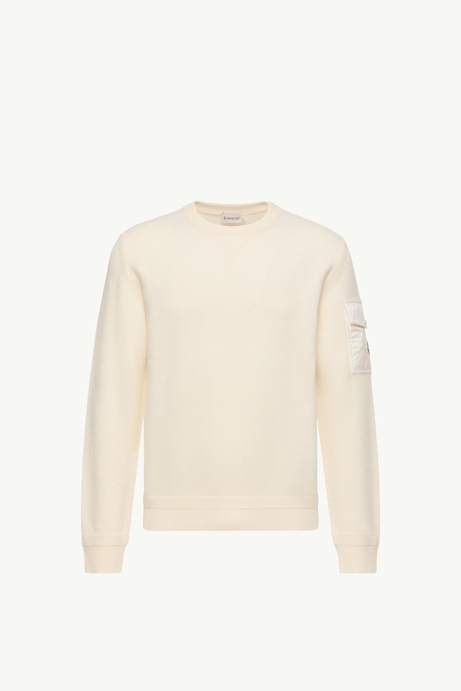 Jersey de lana Hombre Blanco Moncler, 1 of 0