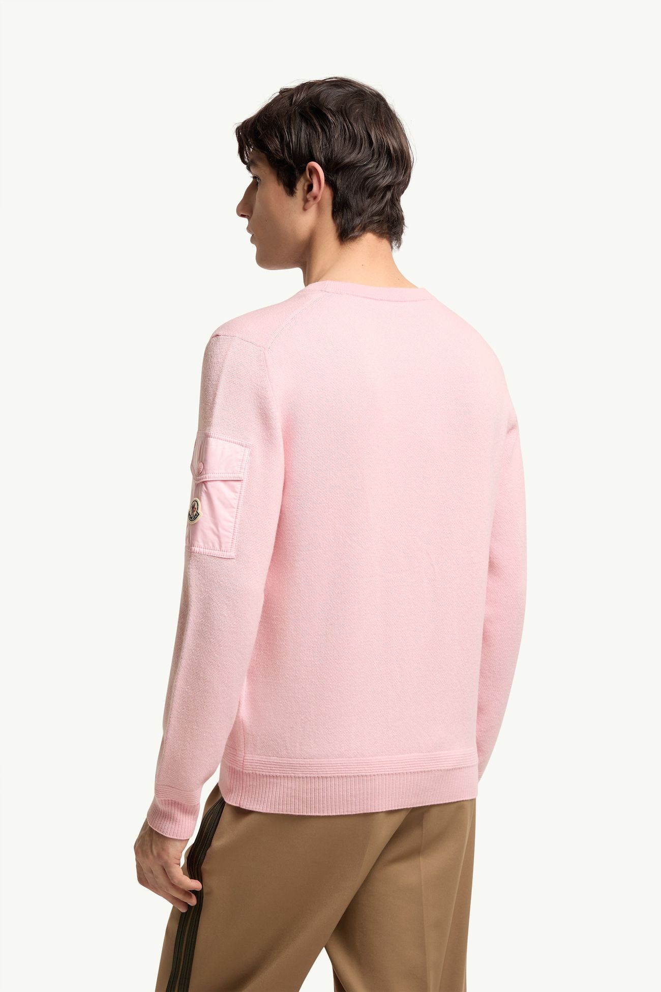 Pullover aus Wolle Herren Hellpink Moncler 4