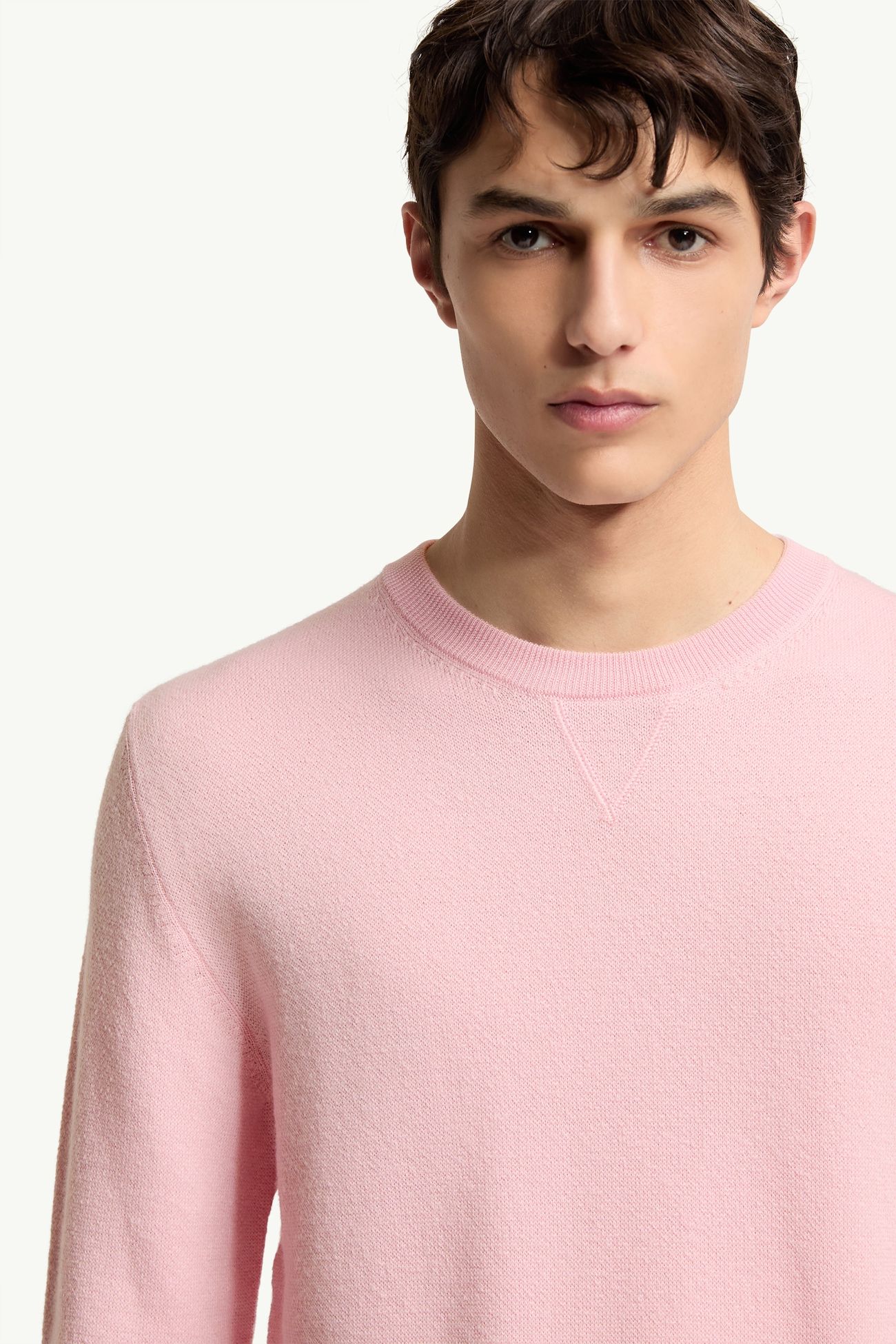 Pull en laine Hommes Rose Clair Moncler 5