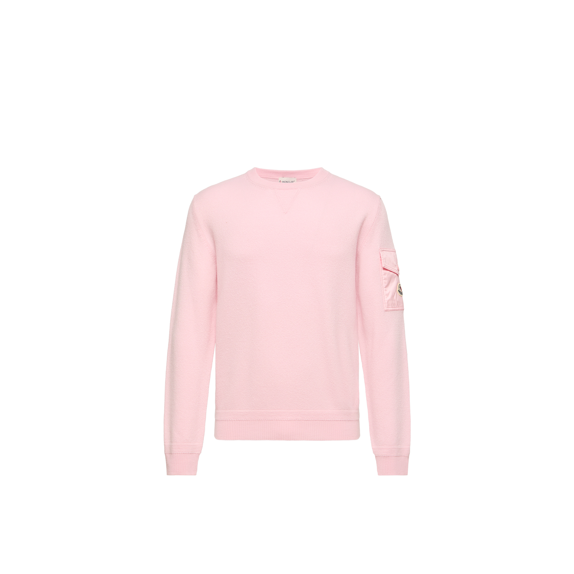 Moncler   Wool Jumper for Men in Pink, Size: M