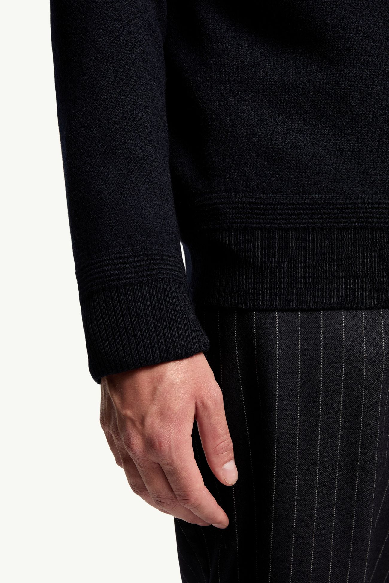 Wool Jumper Men Navy Blue Moncler 5