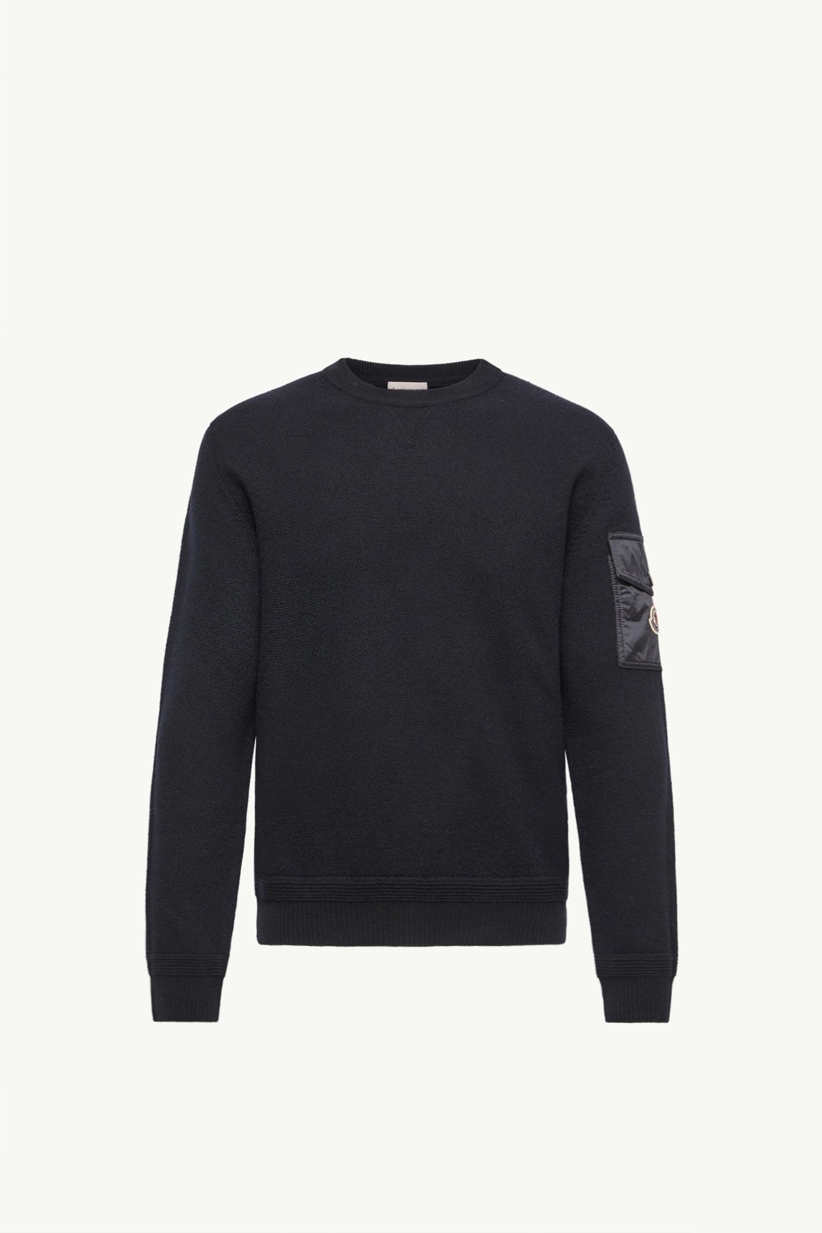 Jersey de lana Hombre Azul marino Moncler, 1 of 0