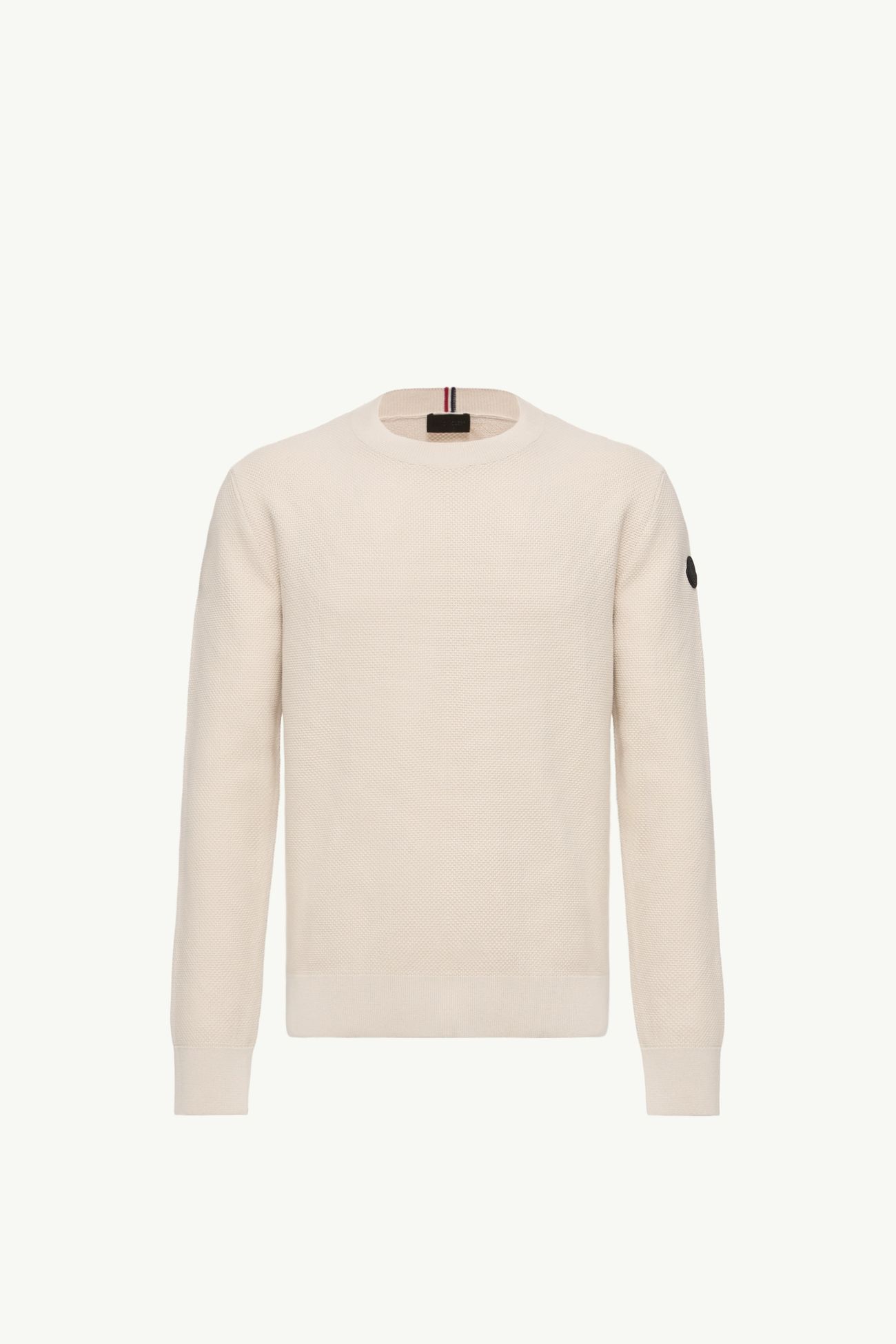 Maglione in cotone Uomo Bianco Avorio Moncler 2