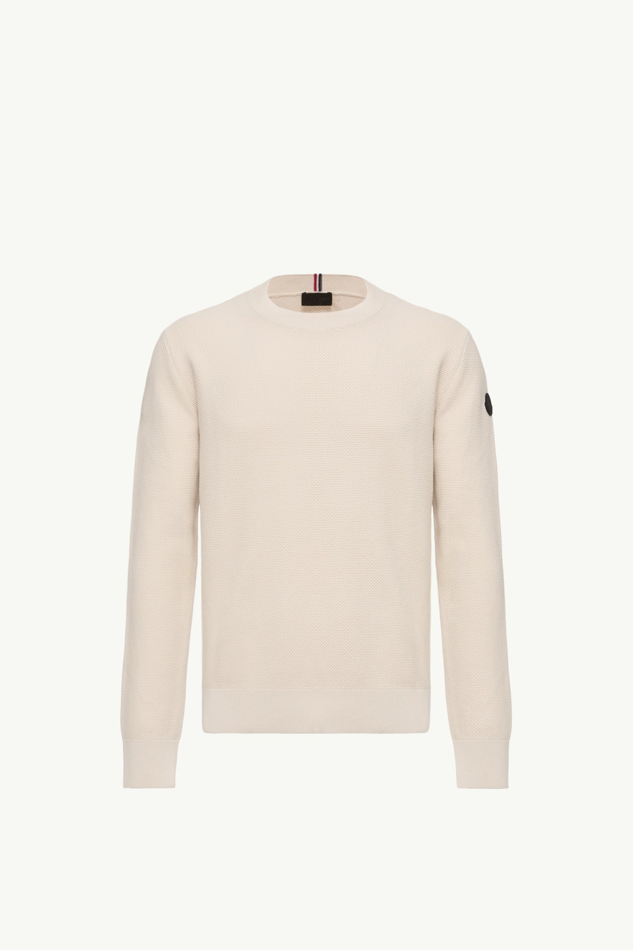 Pullover aus Baumwollstrick Herren Weiß-Elfenbein Moncler 2