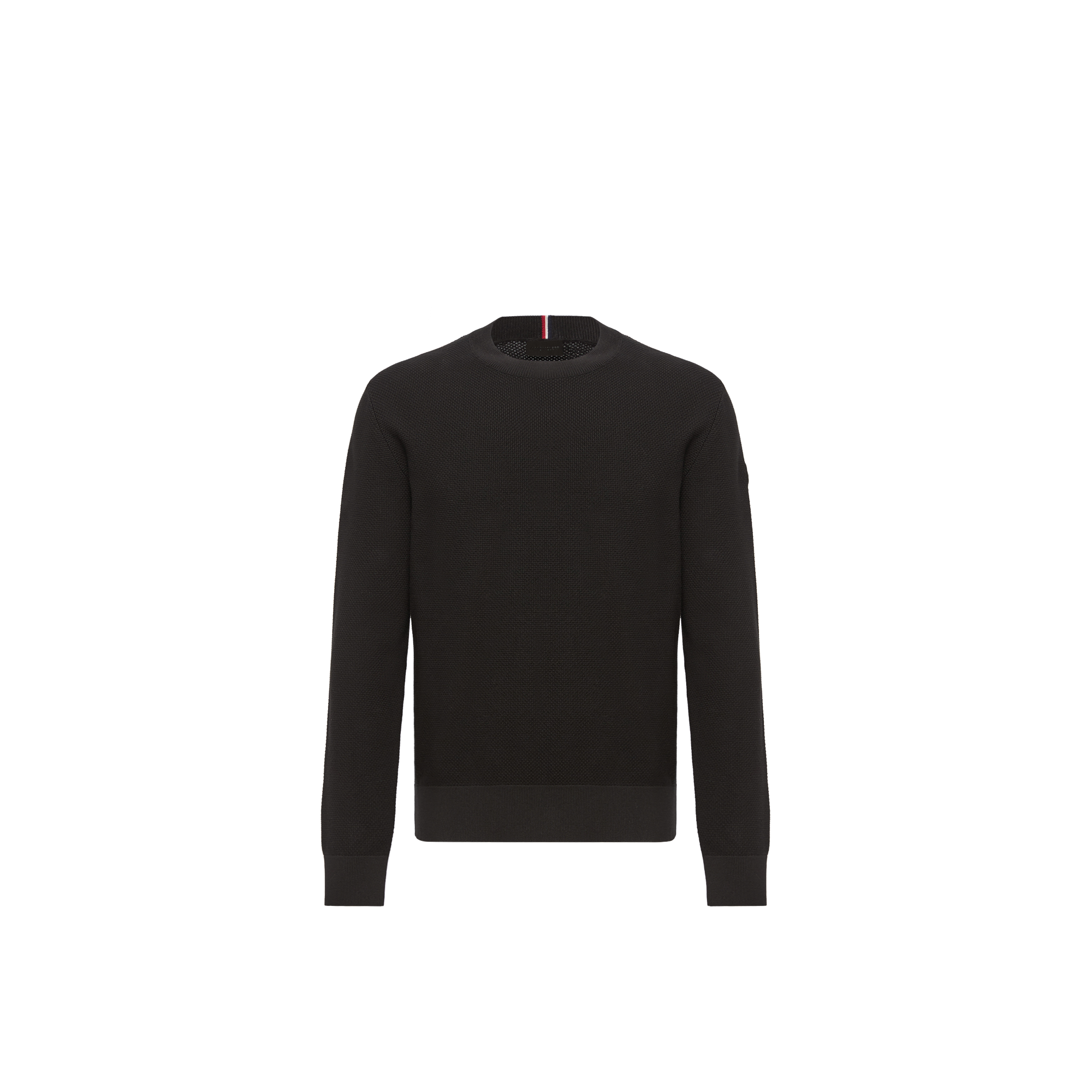 Moncler   Cotton Knit Jumper for Men in Black, Size: M