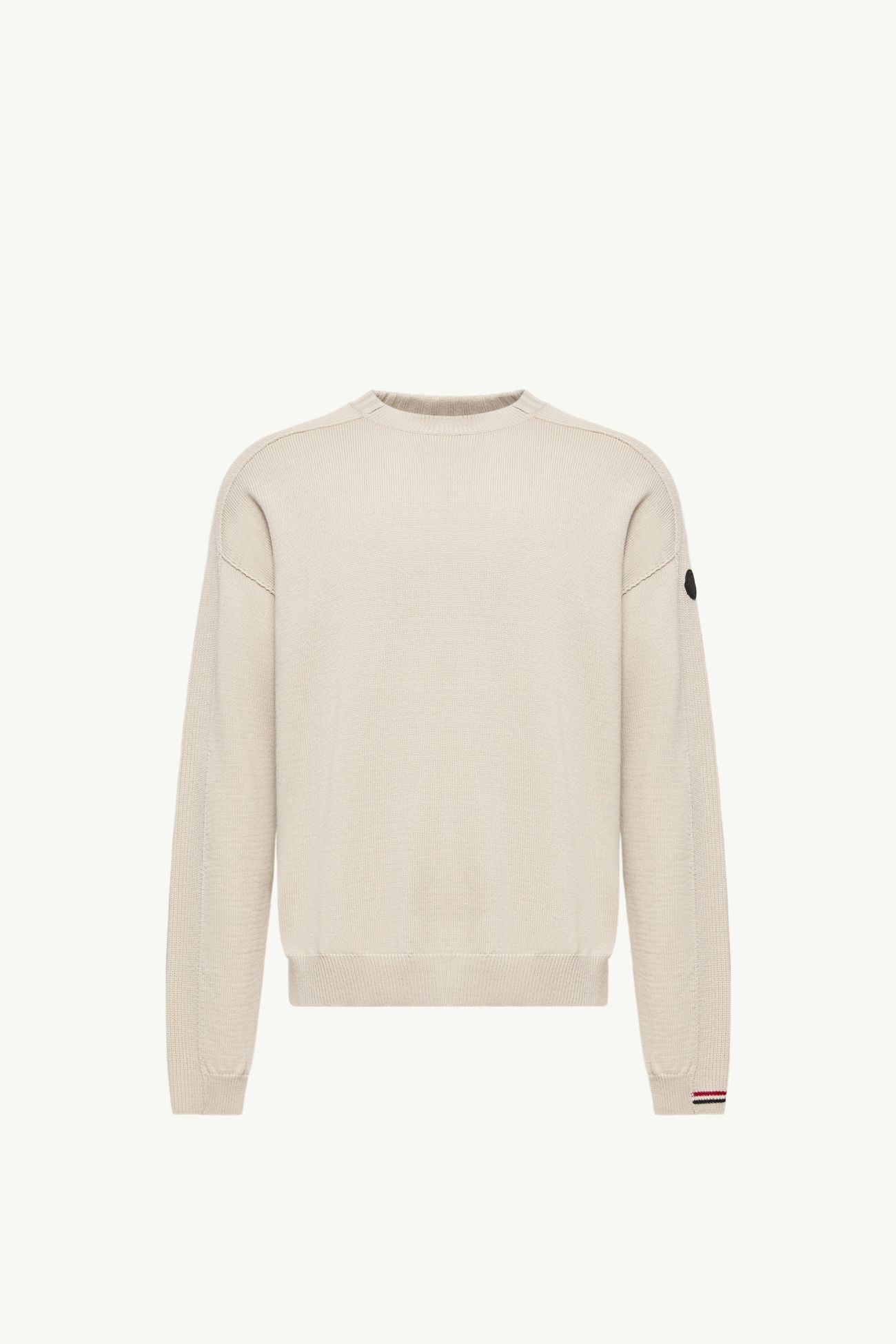 Logo Wool Jumper Men Light Beige Moncler 2