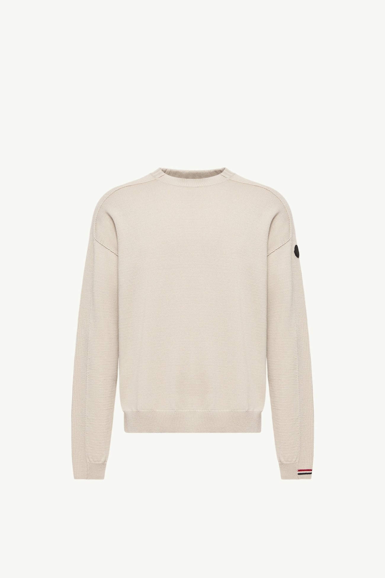 Logo Wool Jumper Men Light Beige Moncler 2