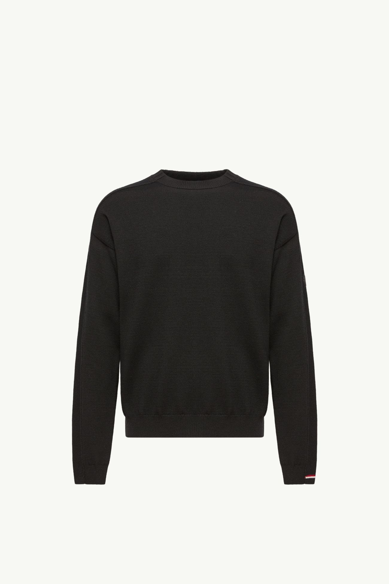 Logo Wool Jumper Men Black Moncler 2
