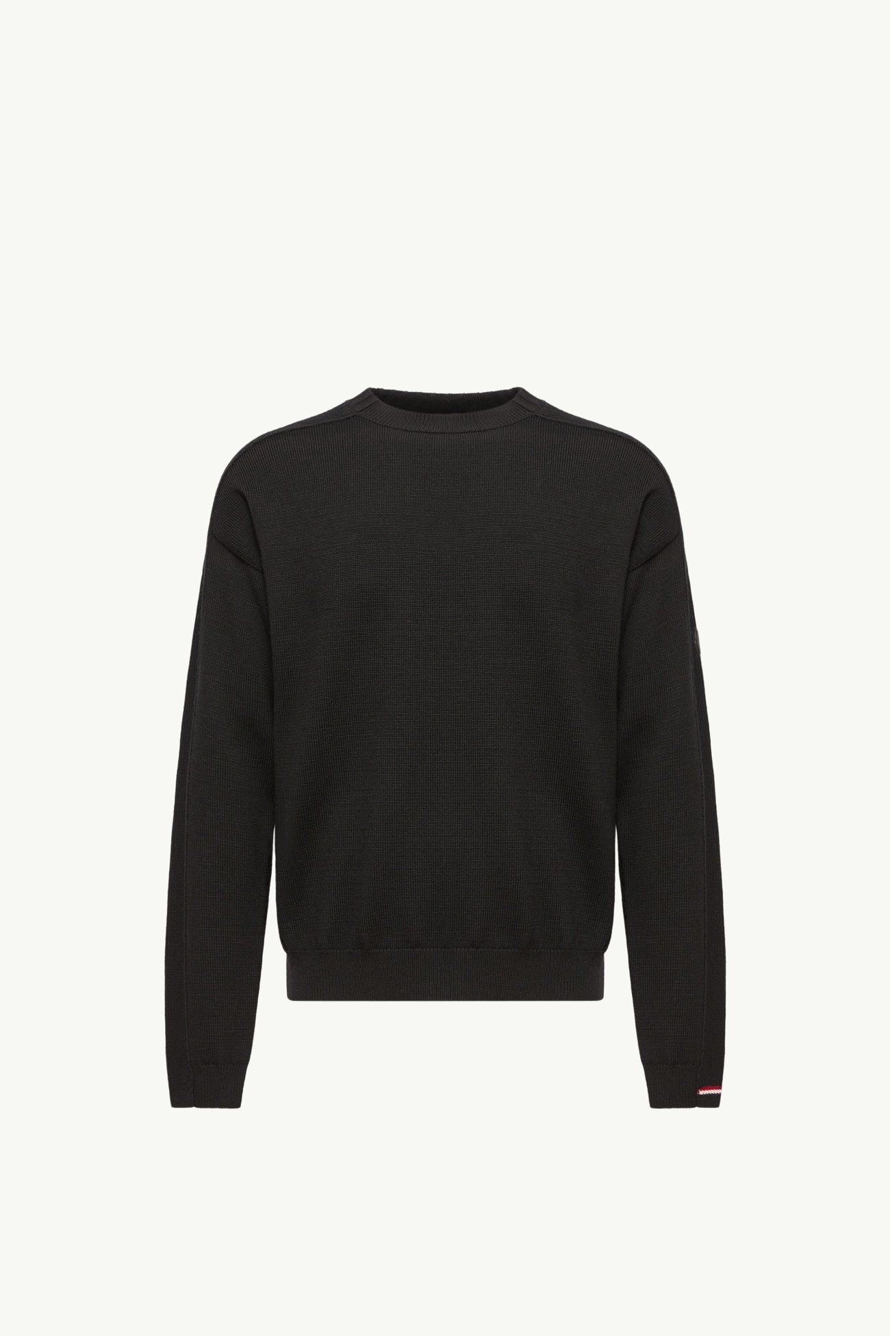 Pullover aus Wolle mit Logo Herren Schwarz Moncler 2