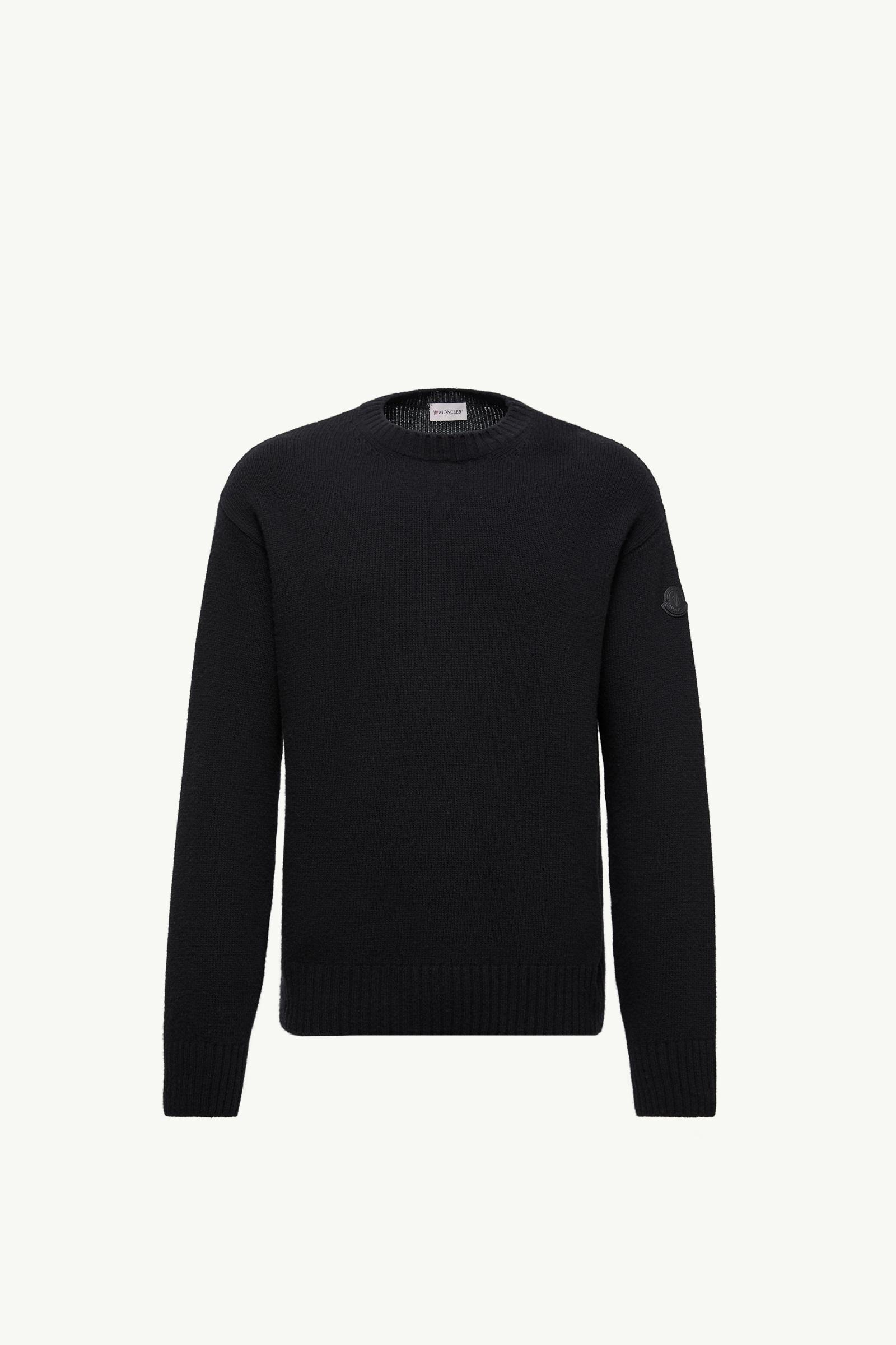 Wool & Cashmere Blend Jumper Men Black Moncler, 1 of 0