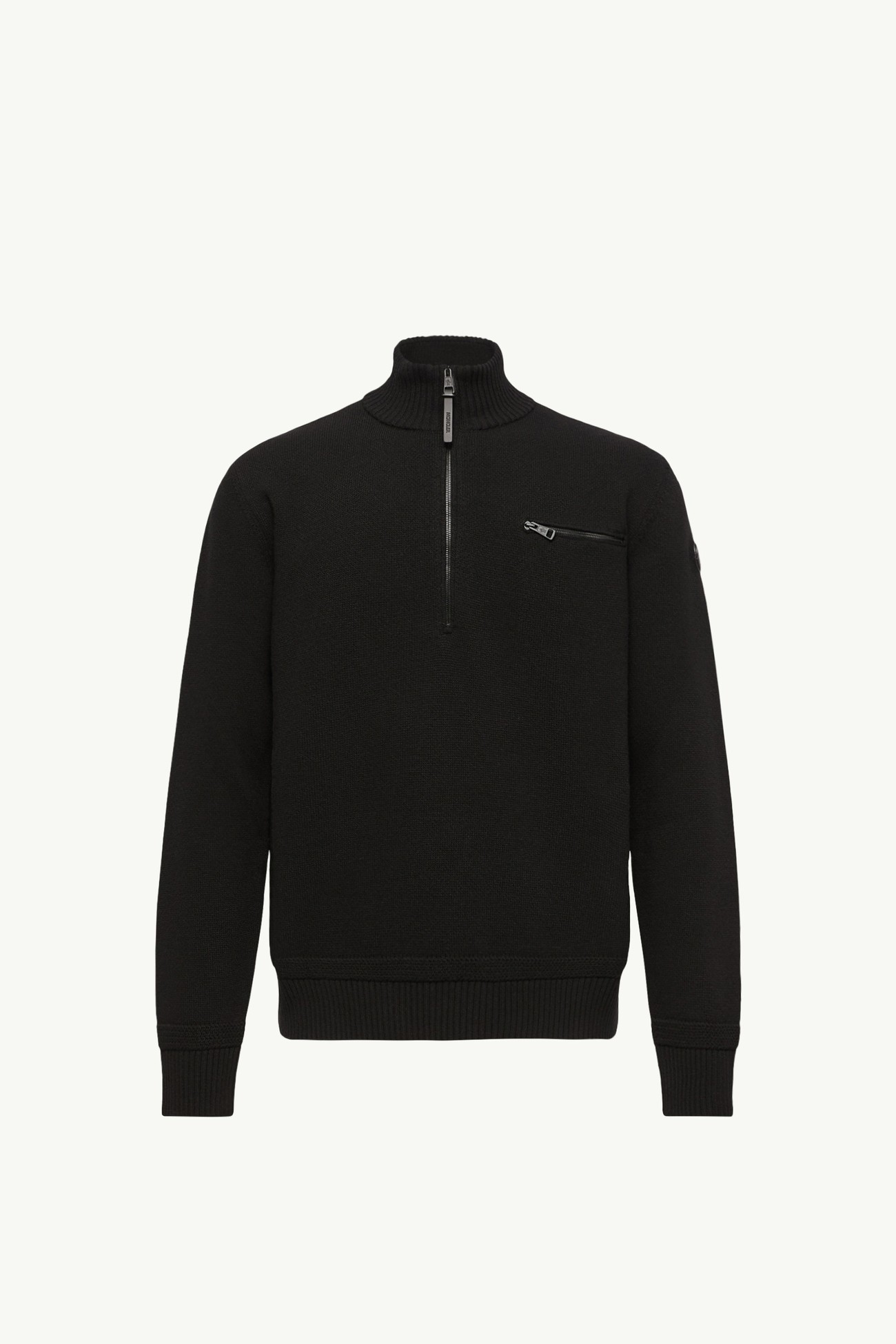 男士羊毛和山羊绒混纺高领毛衣 男士 黑色 Moncler 2