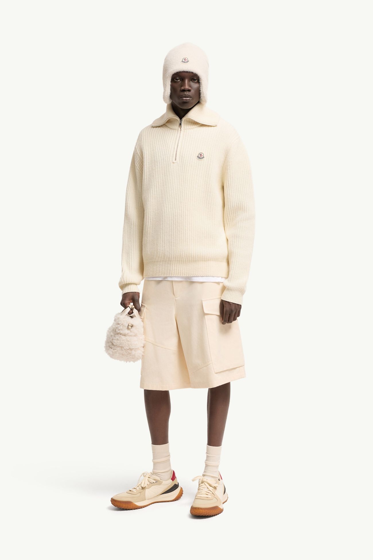 ニットウェア メンズ ホワイトアイボリー Moncler 0