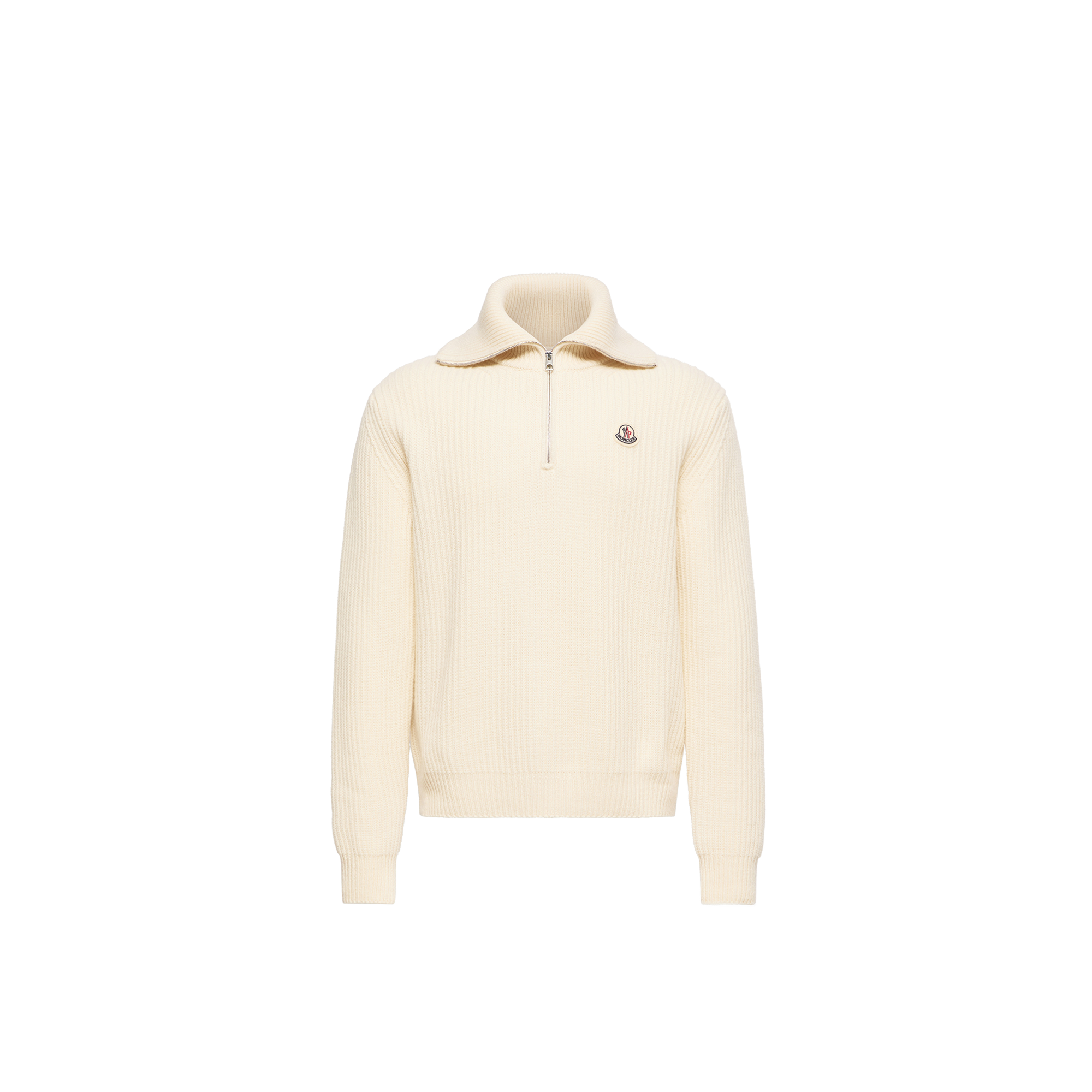 Moncler , Turtlenecks, Male, White, M, Turtleneck Jumper - Image 5
