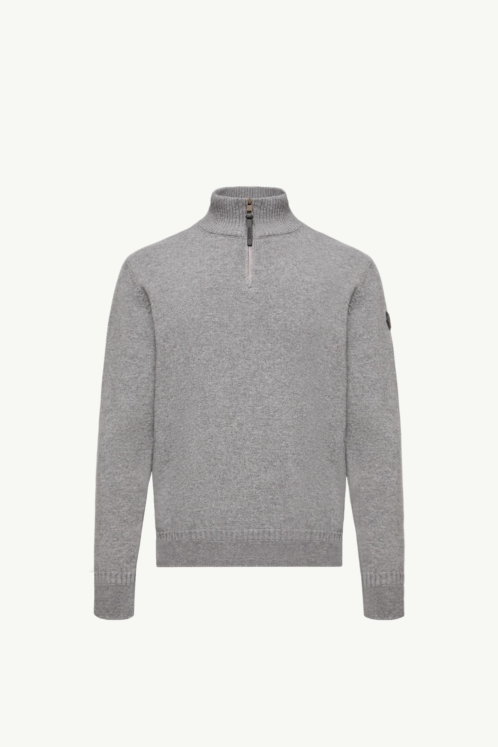 Wool & Cashmere Blend Jumper Men Gray Moncler, 1 of 0