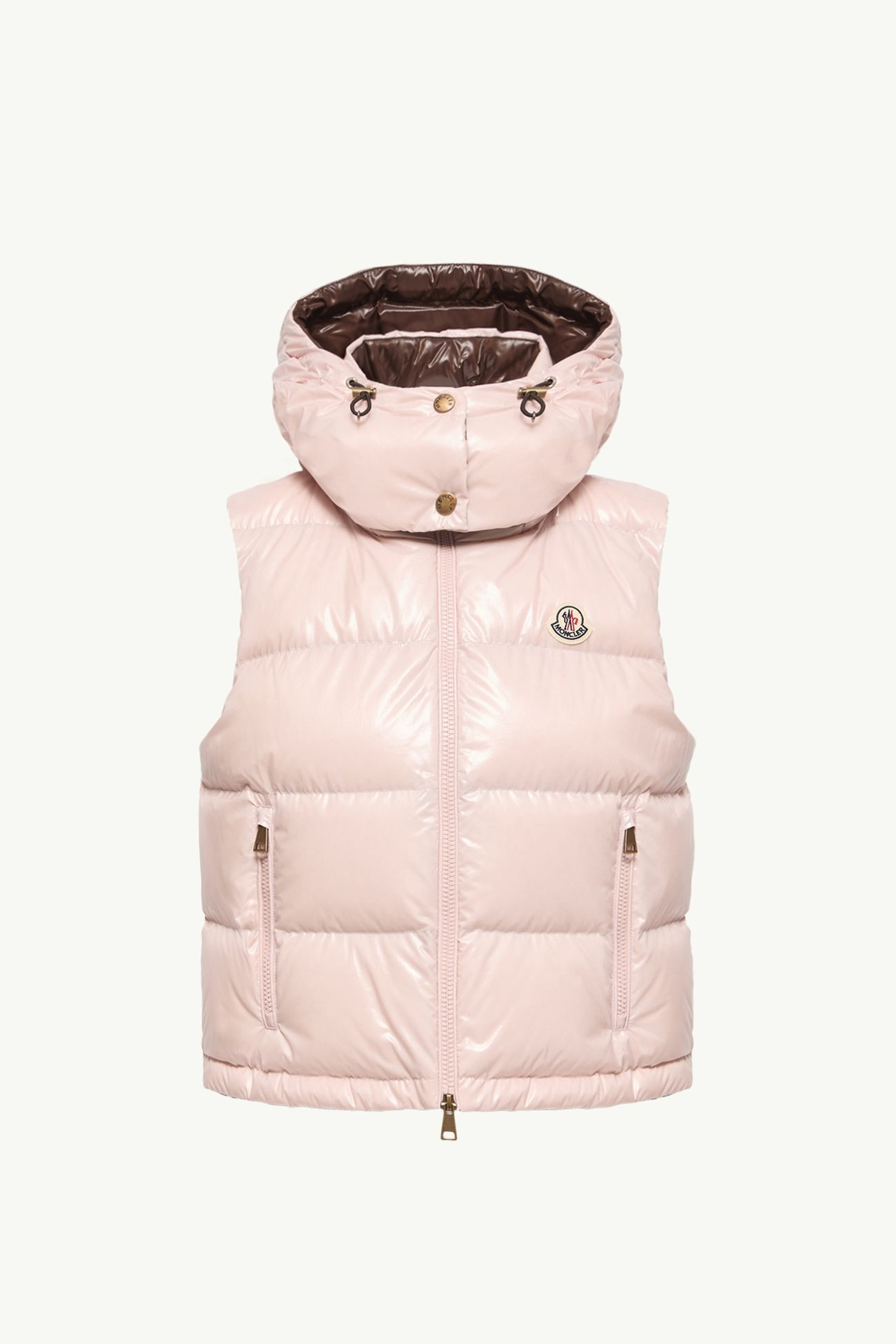 Niverolle短身尼龍羽絨背心 女士 粉紅色 Moncler 2