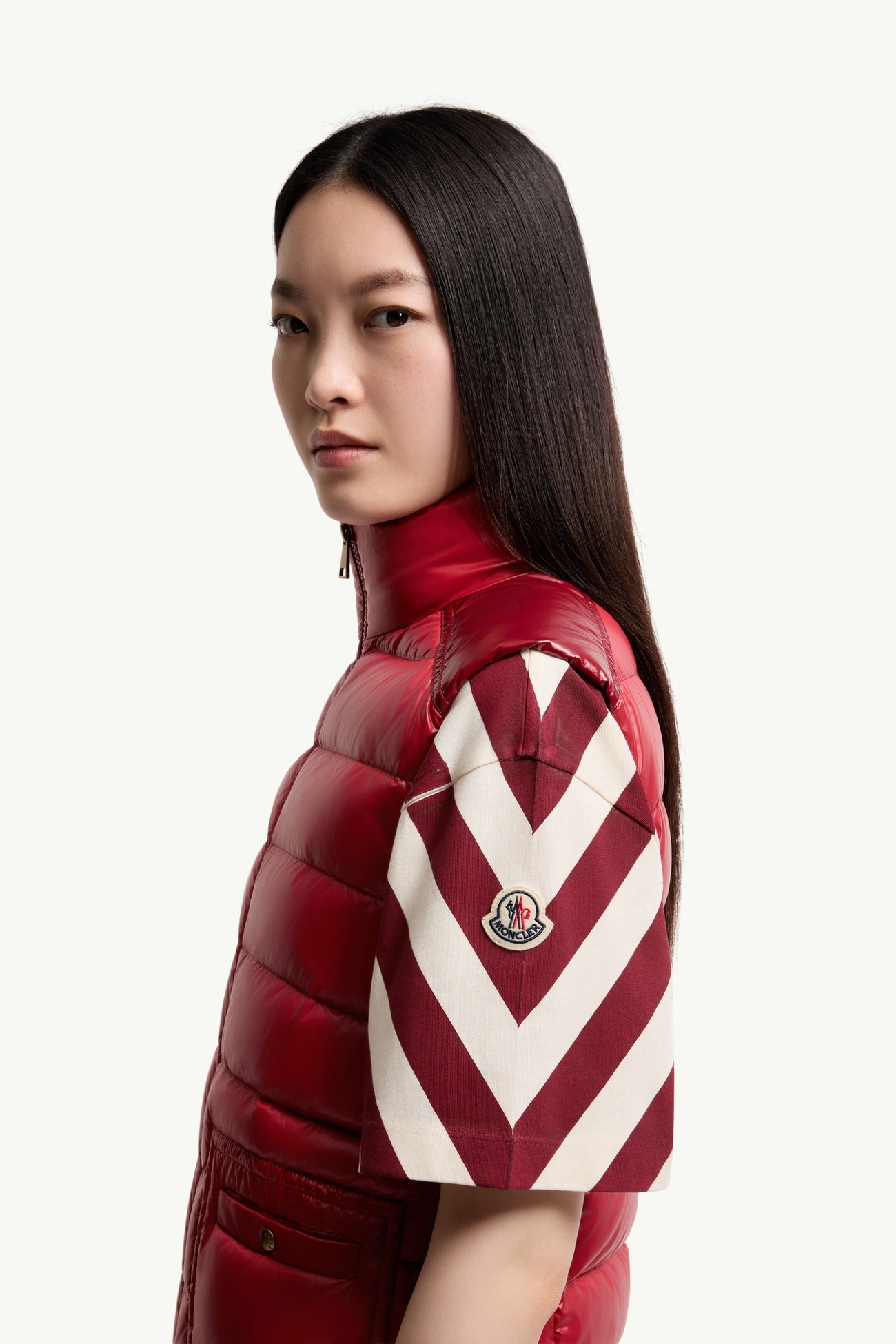 Frelon Down Gilet Women Bright Red Moncler 1