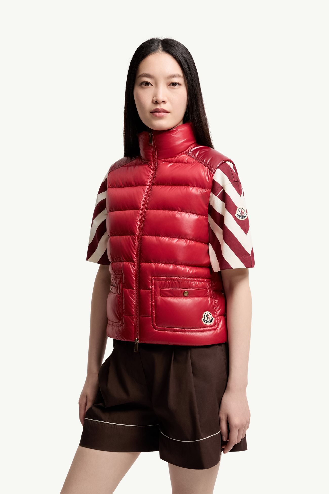 Frelon女士羽绒马甲 女士 亮红色 Moncler 3