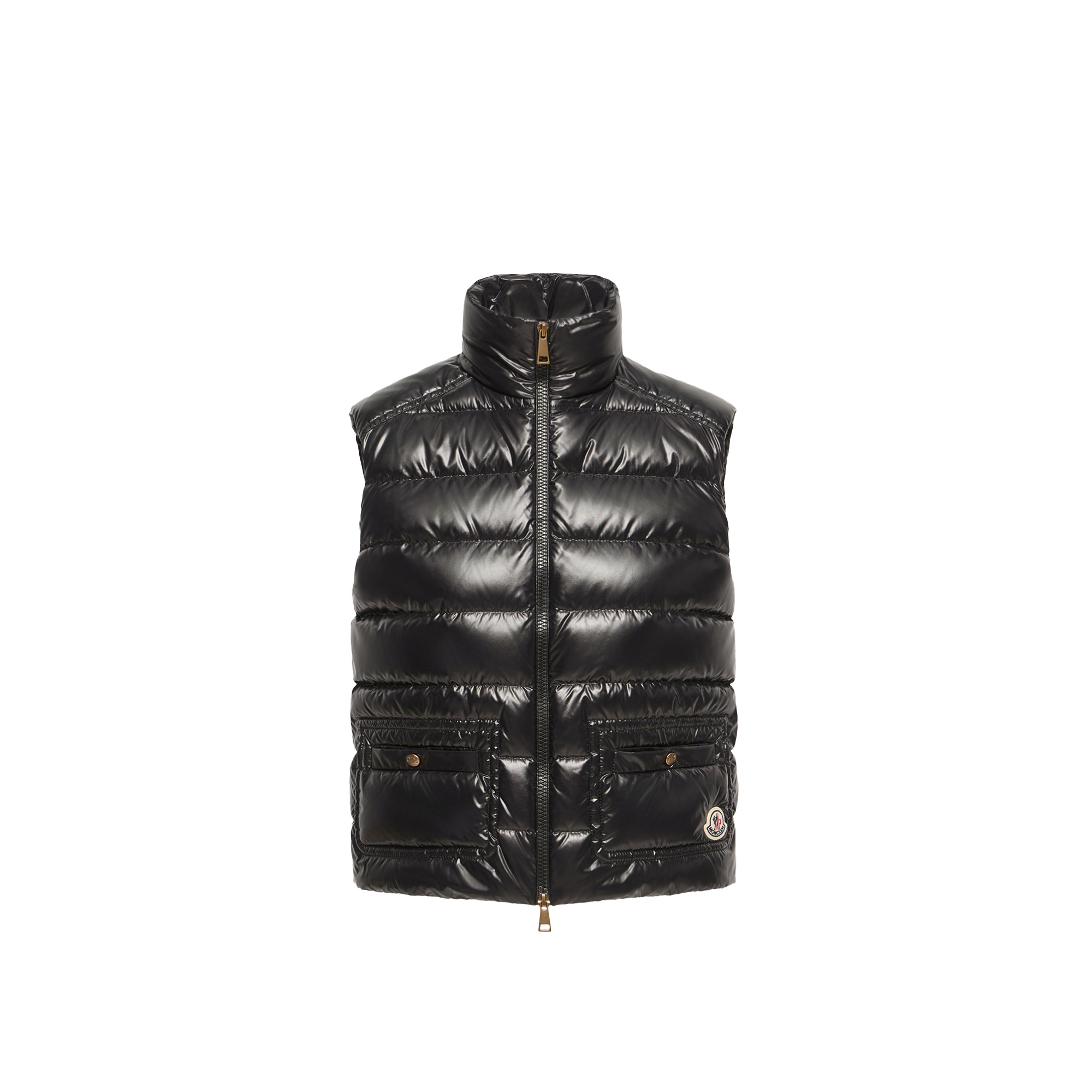 Moncler   Frelon Down Gilet for Women in Black, Size: 24