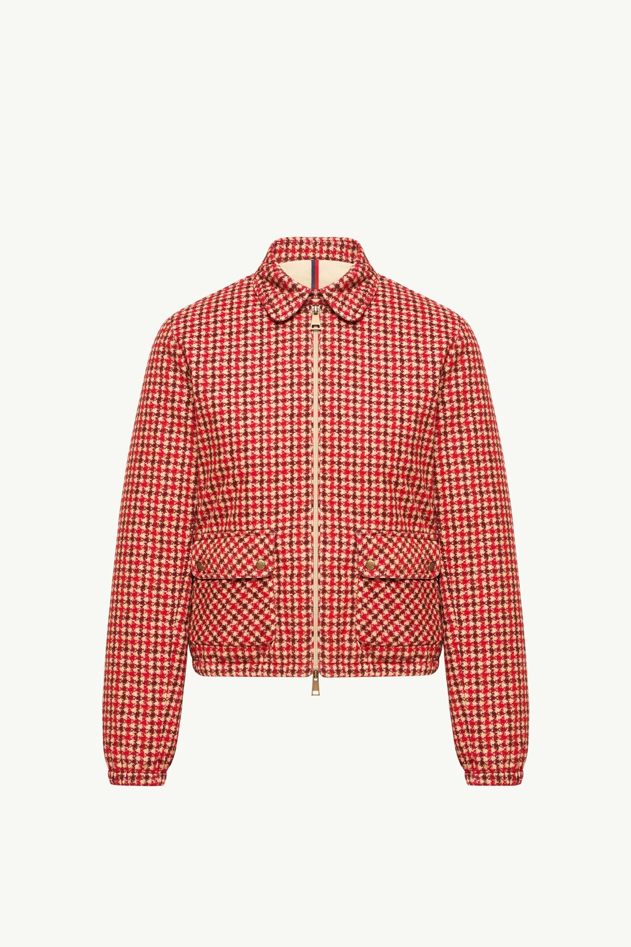Lanset Velvet Down Shirt Jacket Women Red Moncler 2