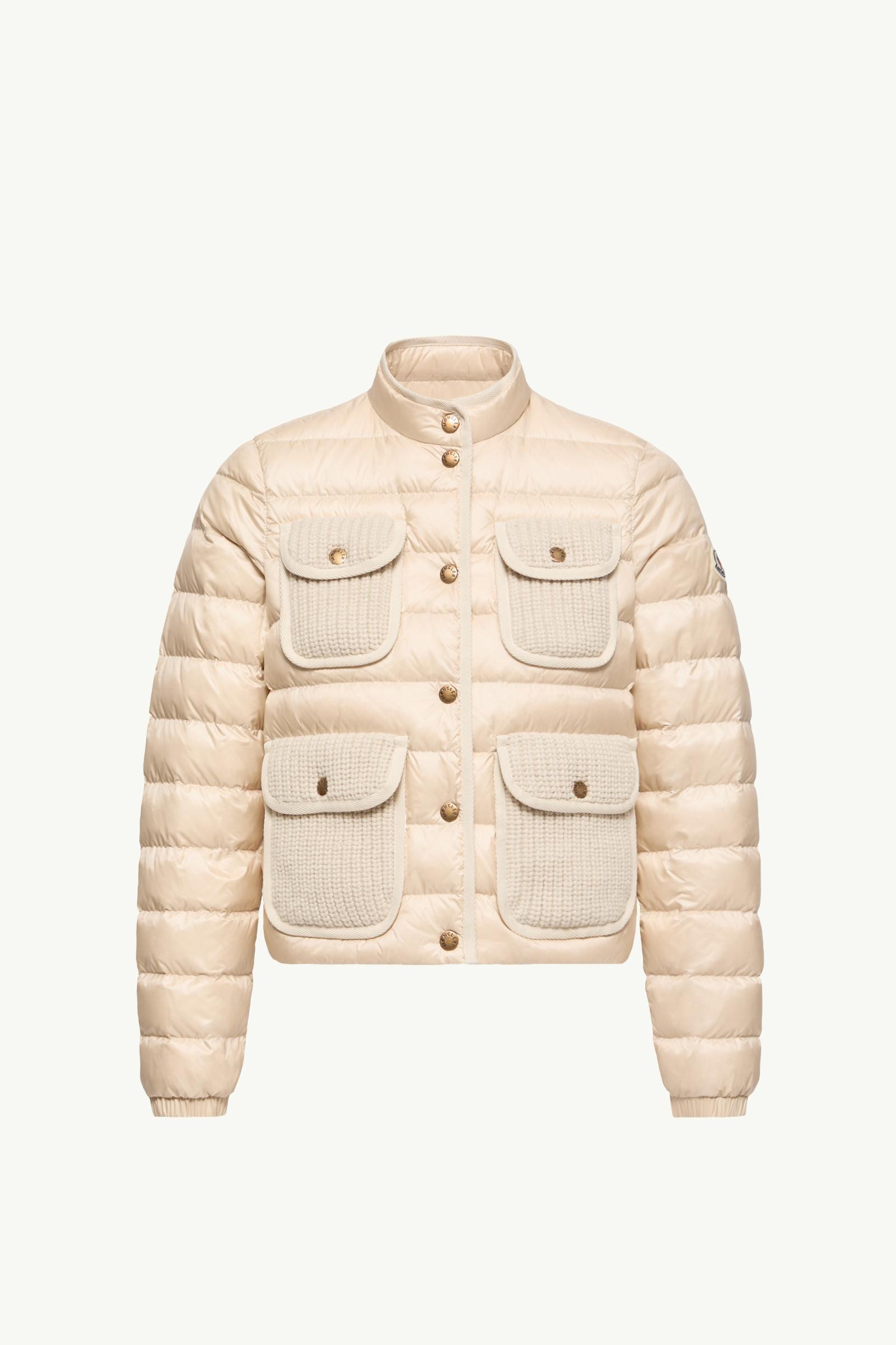 Furet Wool & Cashmere Trimmed Short Down Jacket Women Light Beige Moncler, 1 of 0