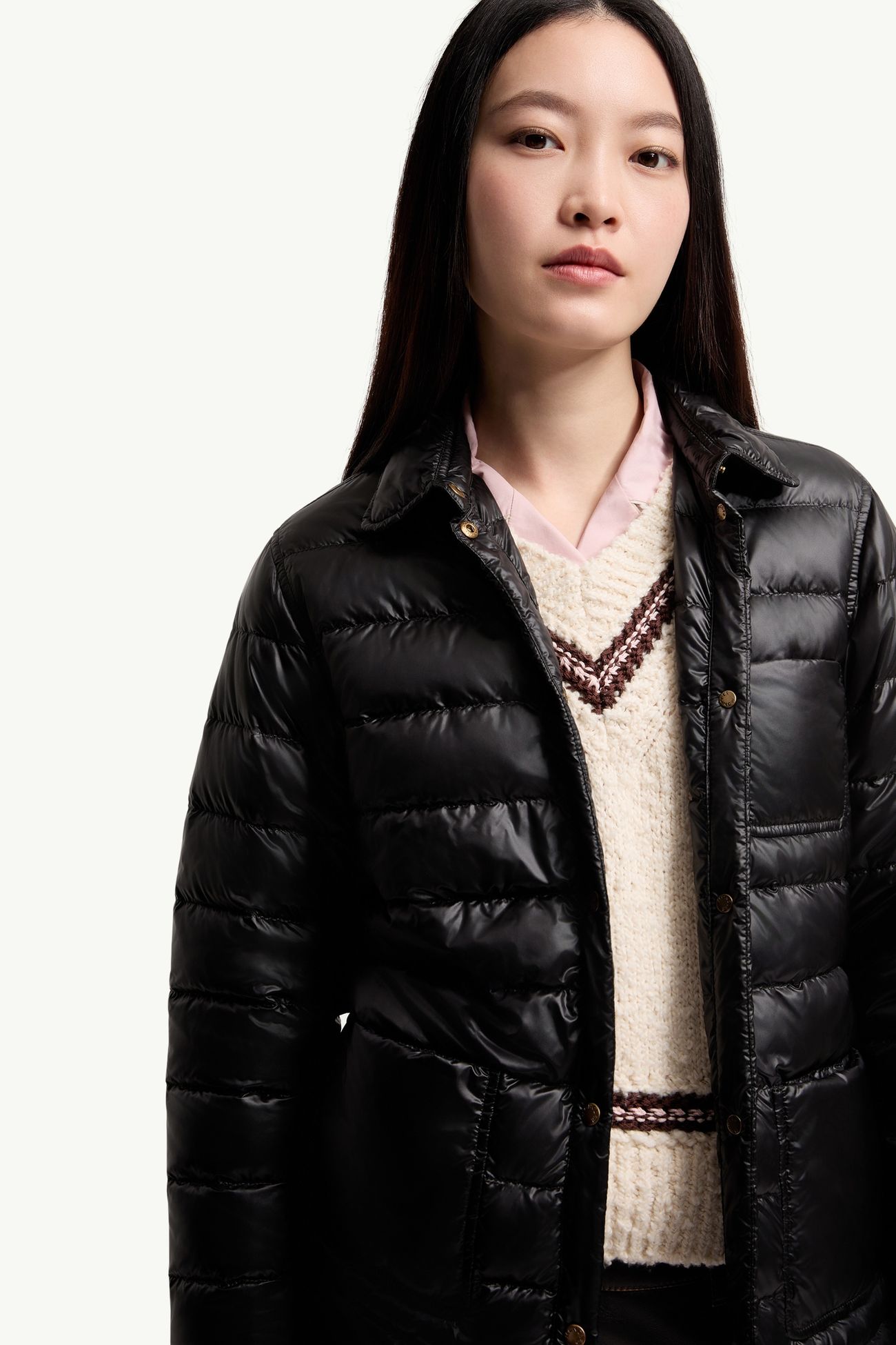 Fouine 다운 셔츠 재킷 여성 블랙 Moncler 5