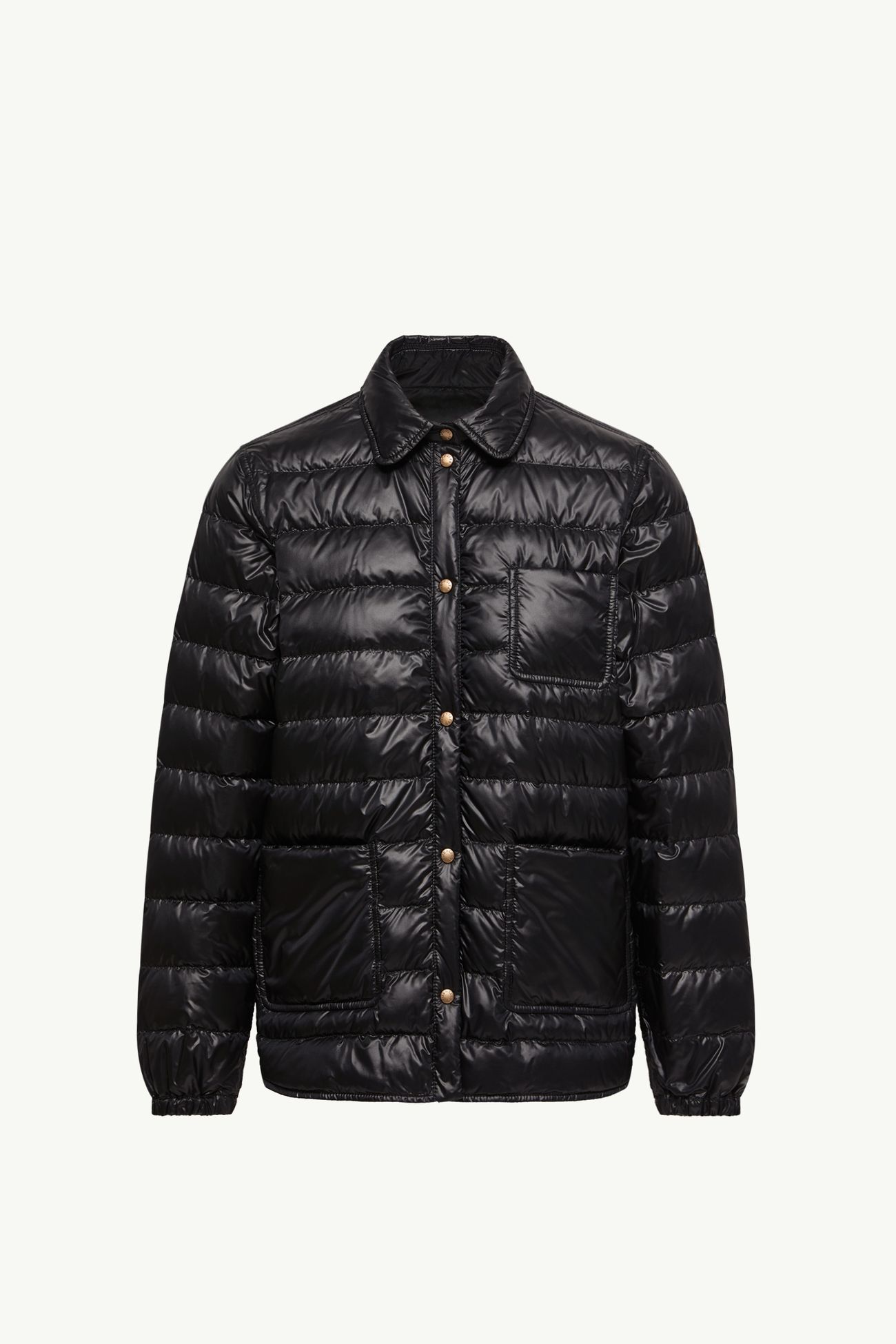Fouine Down Shirt Jacket Women Black Moncler 2