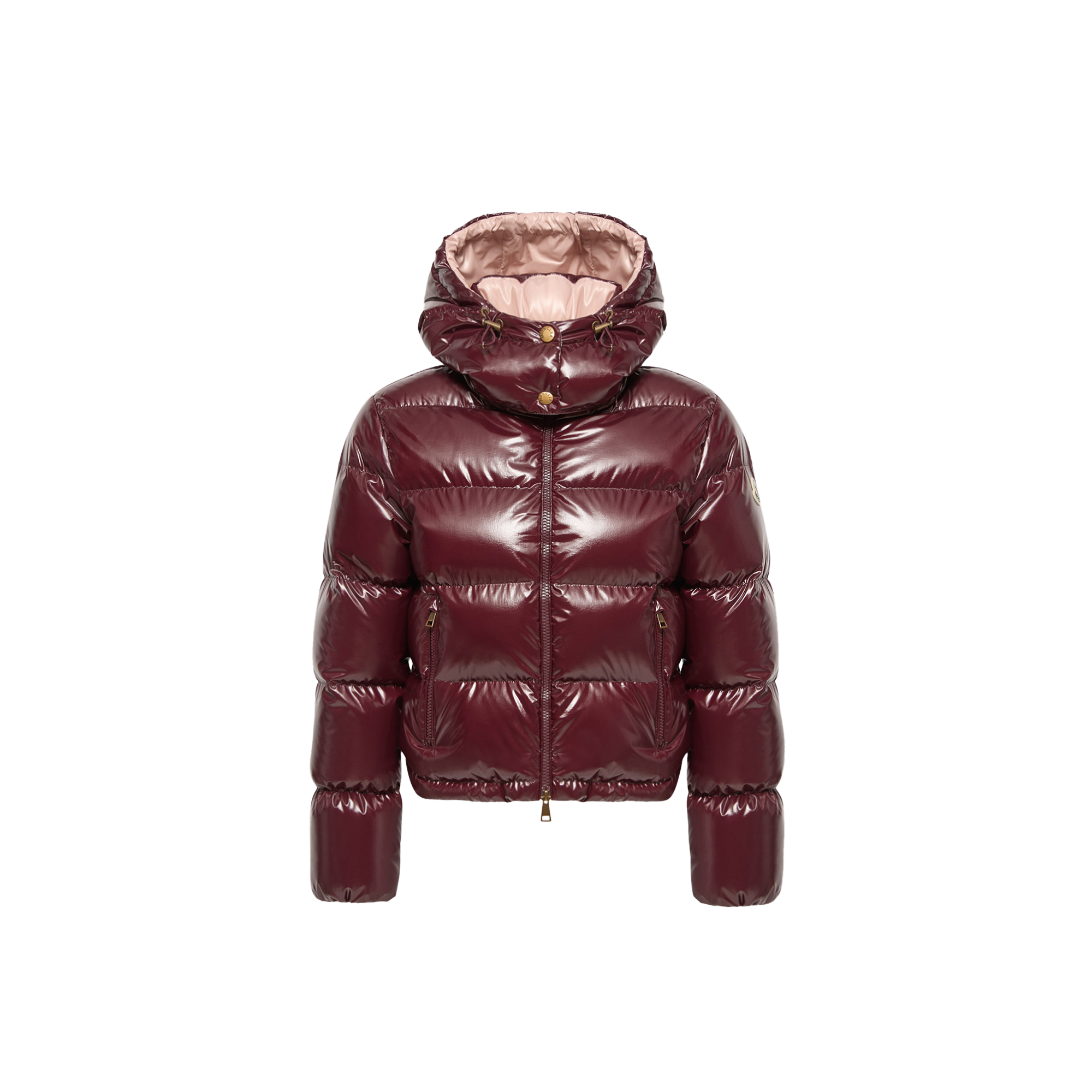 Moncler   Niveole Short Down Jacket for Women in Brown, Size: 24