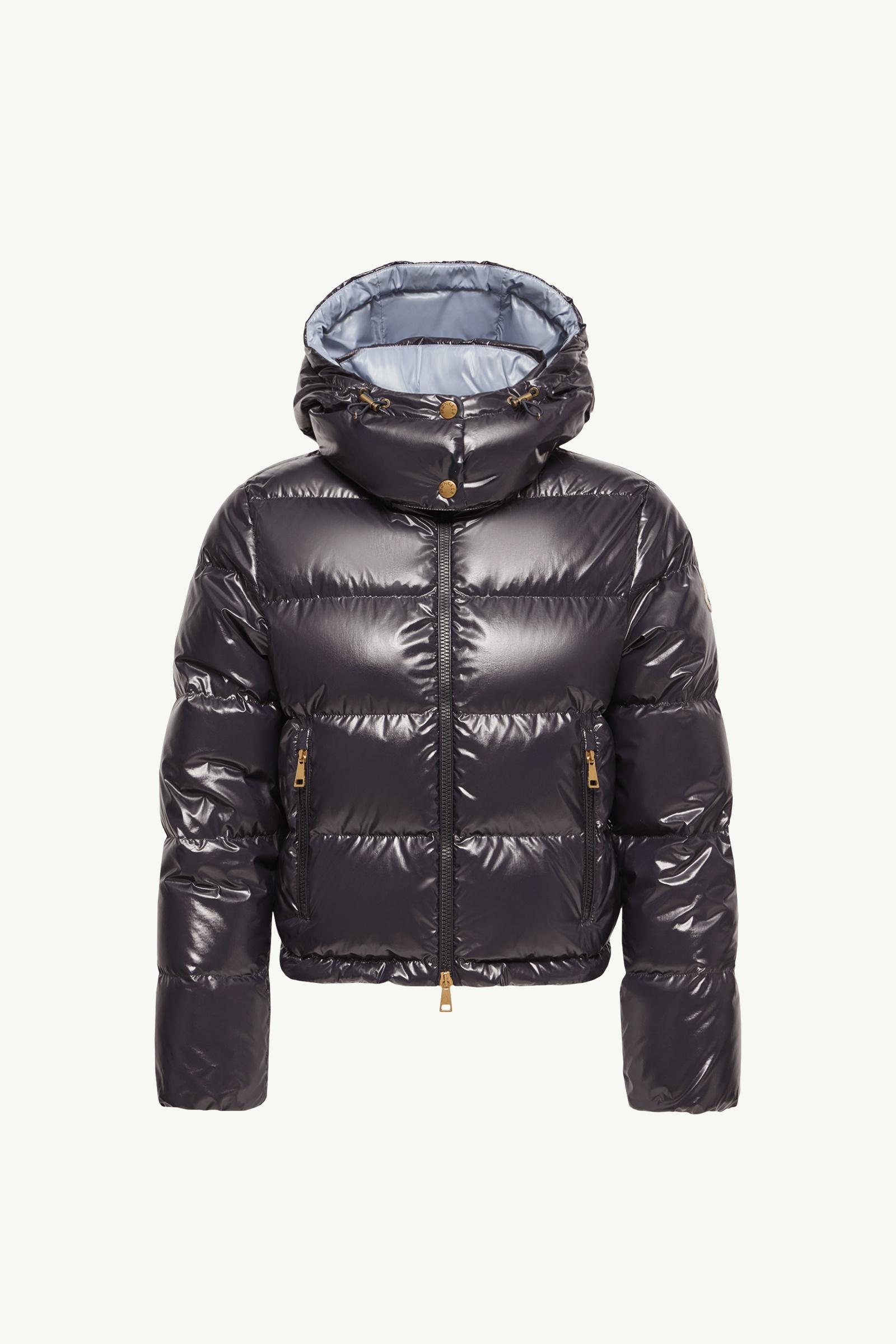 Navy Blue Niveole Short Down Jacket - Short Down Jackets for Women
