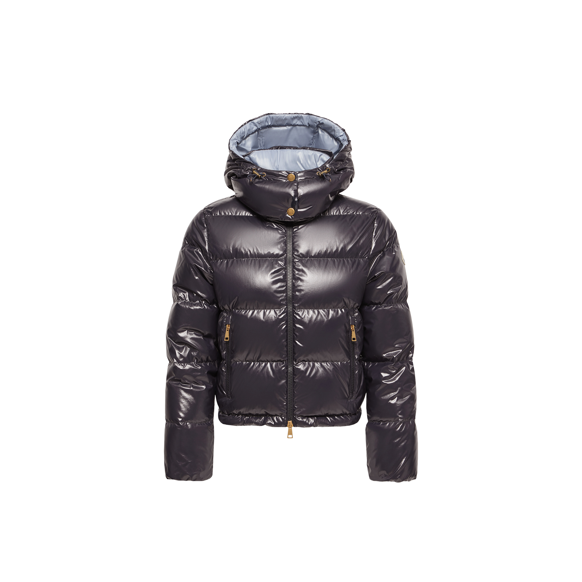 Moncler   Niveole Short Down Jacket for Women in Blue, Size: 24