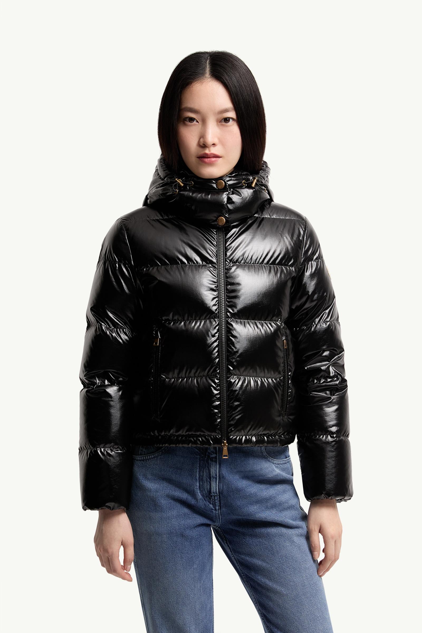 Black Niveole Short Down Jacket - Short Down Jackets for Women