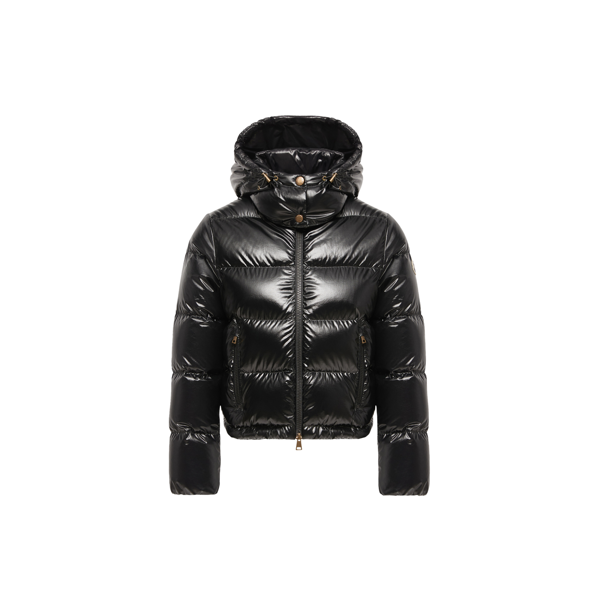 Moncler   Niveole Short Down Jacket for Women in Black, Size: 16