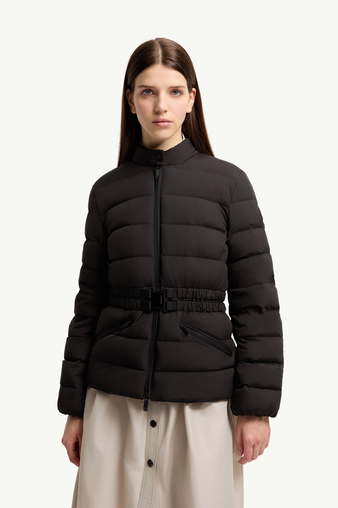 Esthetique ショートダウンジャケット レディース ブラック Moncler 3