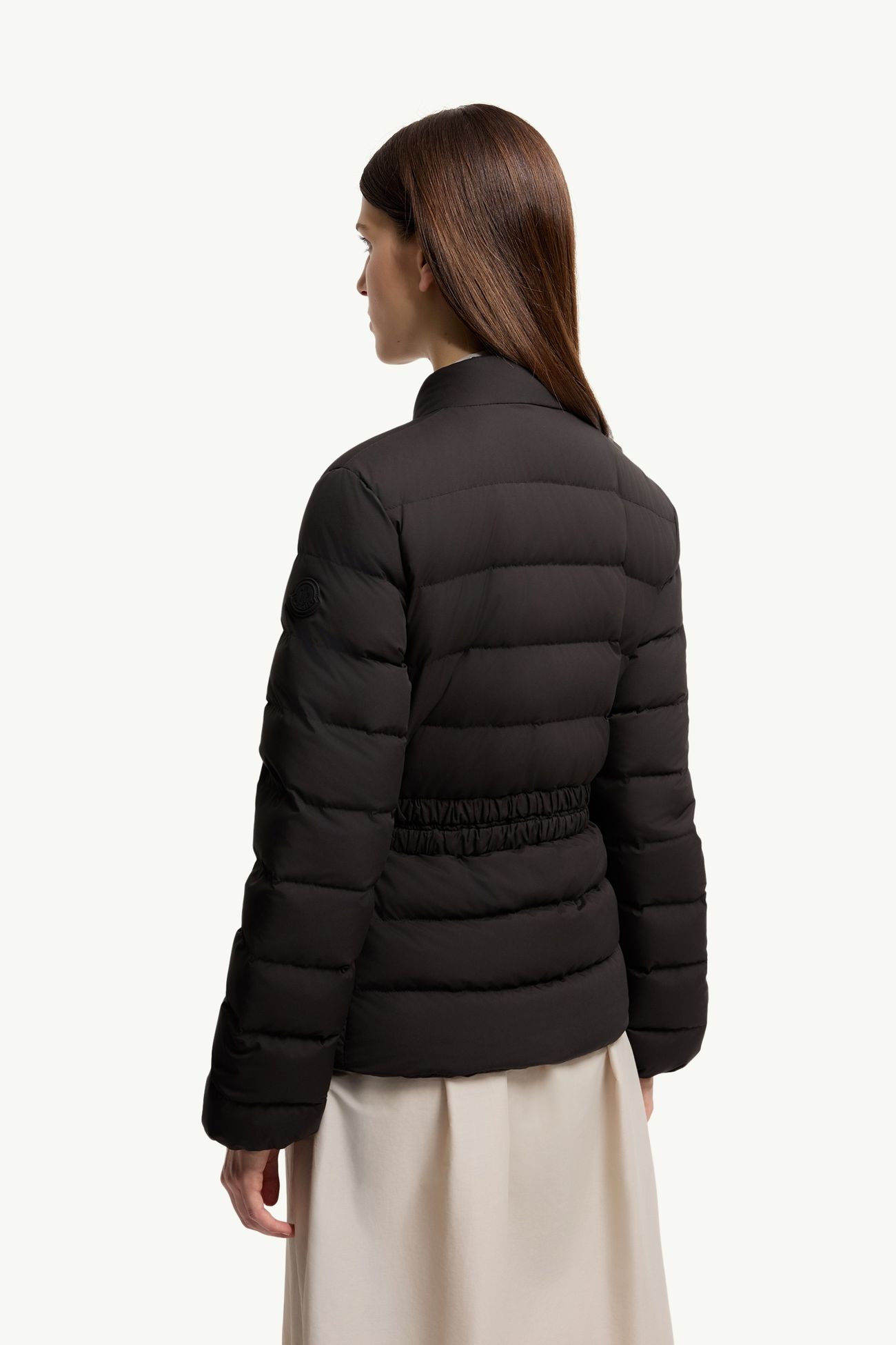 Esthetique kurze Daunenjacke mit Gürtel Damen Schwarz Moncler 4