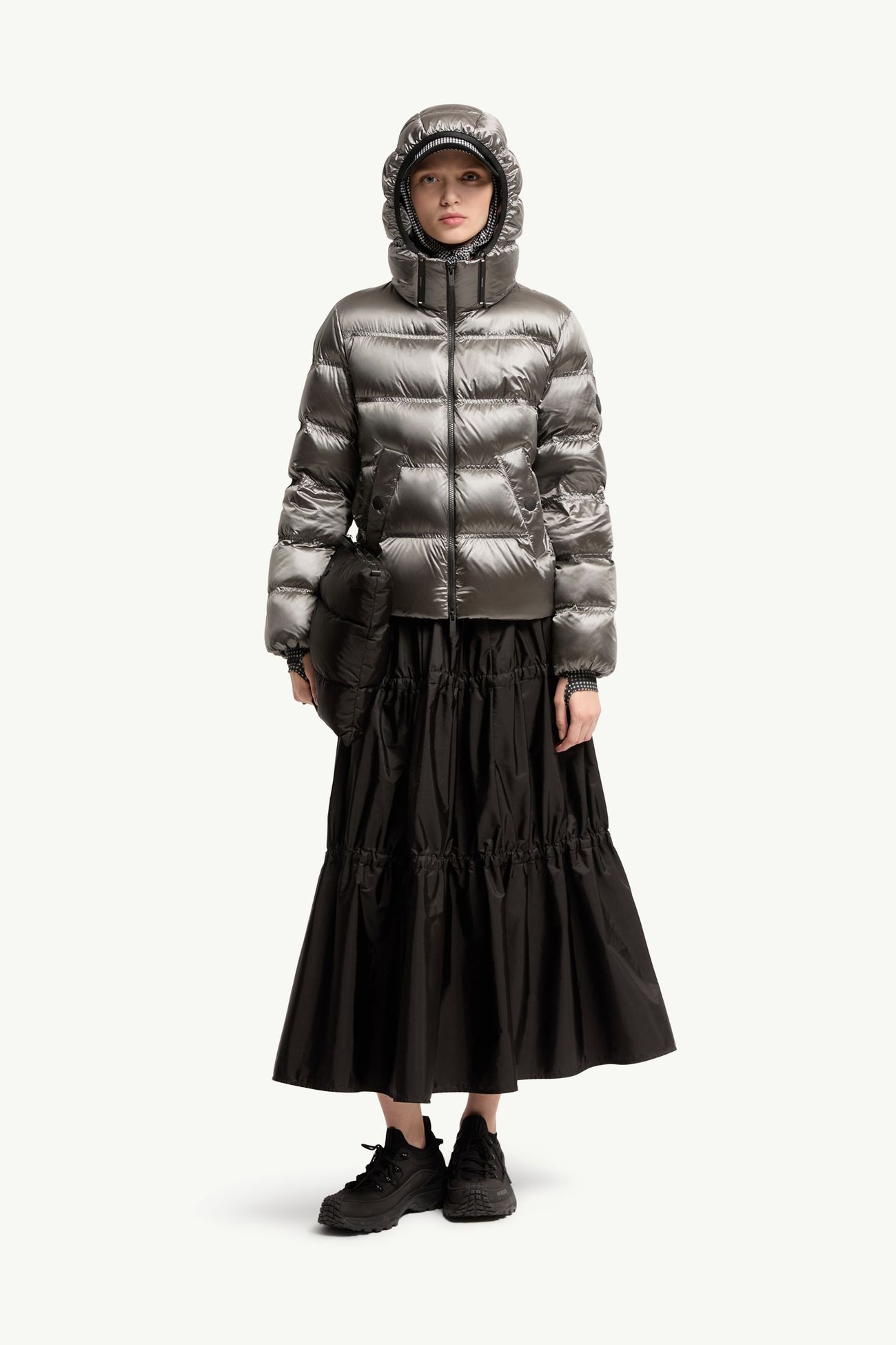 Sensation短身羽絨外套 女士 銀色 Moncler 0