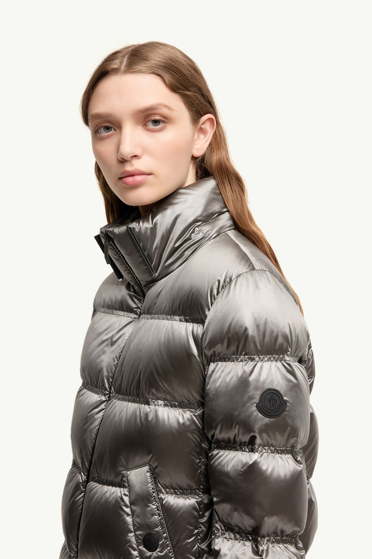 Doudoune courte Sensation Femmes Argenté Moncler 1
