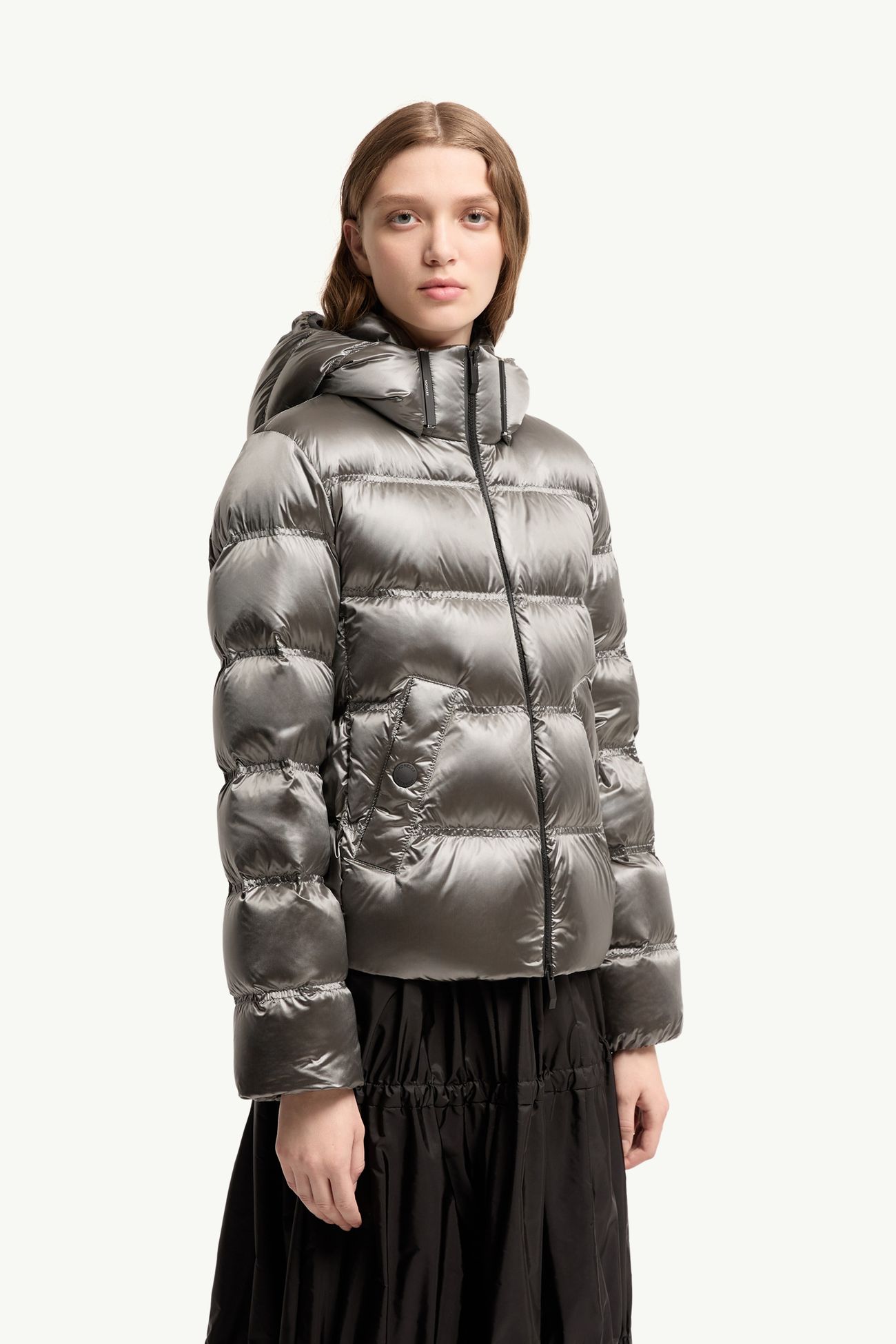Doudoune courte Sensation Femmes Argenté Moncler 3