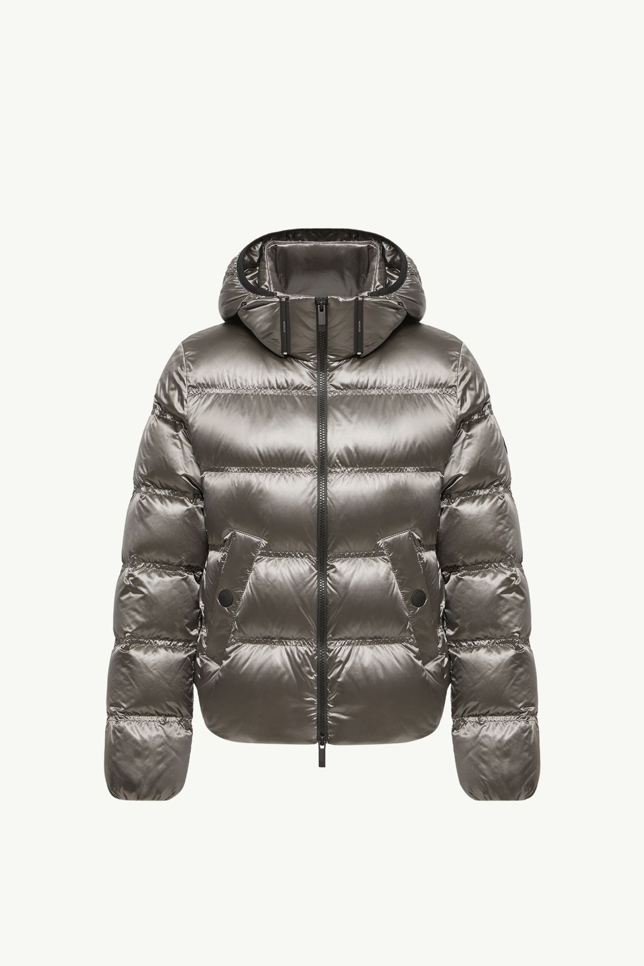 Sensation Short Down Jacket Women Silver Moncler 2