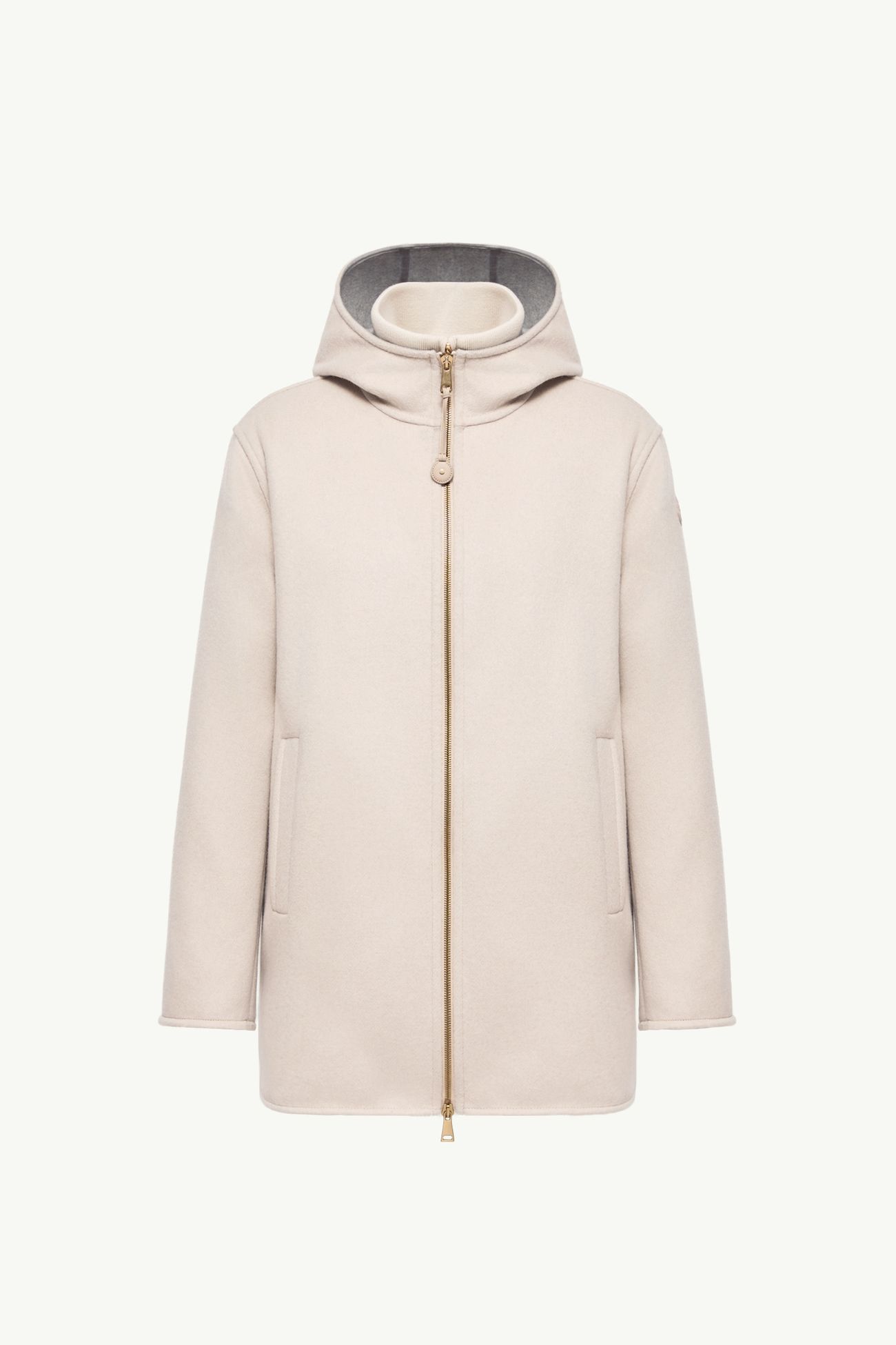 Doudoune à capuche 3-en-1 en laine et cachemire Hemiptere Femmes Beige Clair Moncler 2