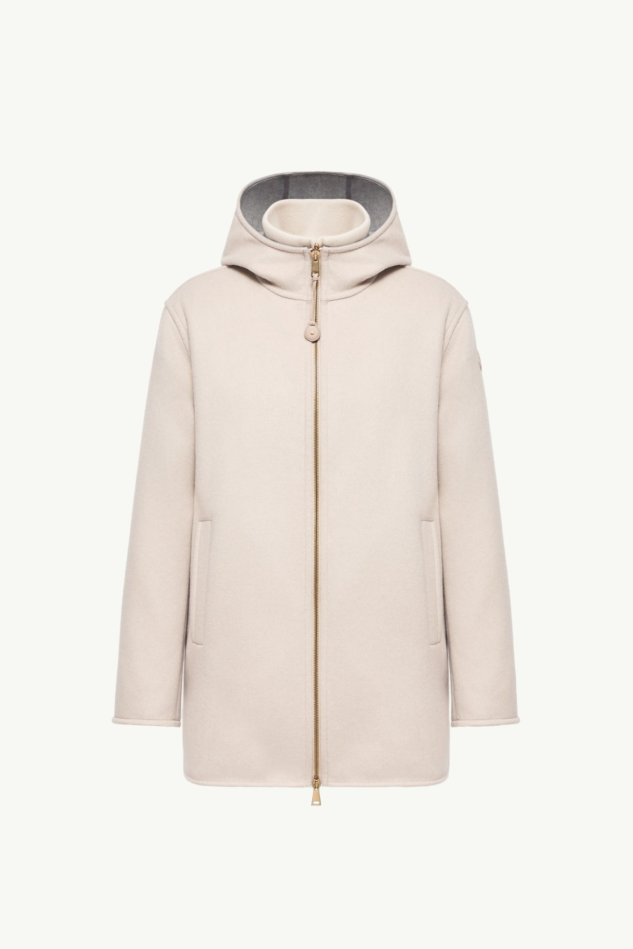 Hemiptere 3-in-1 Hooded Wool & Cashmere Down Jacket Women Light Beige Moncler 2