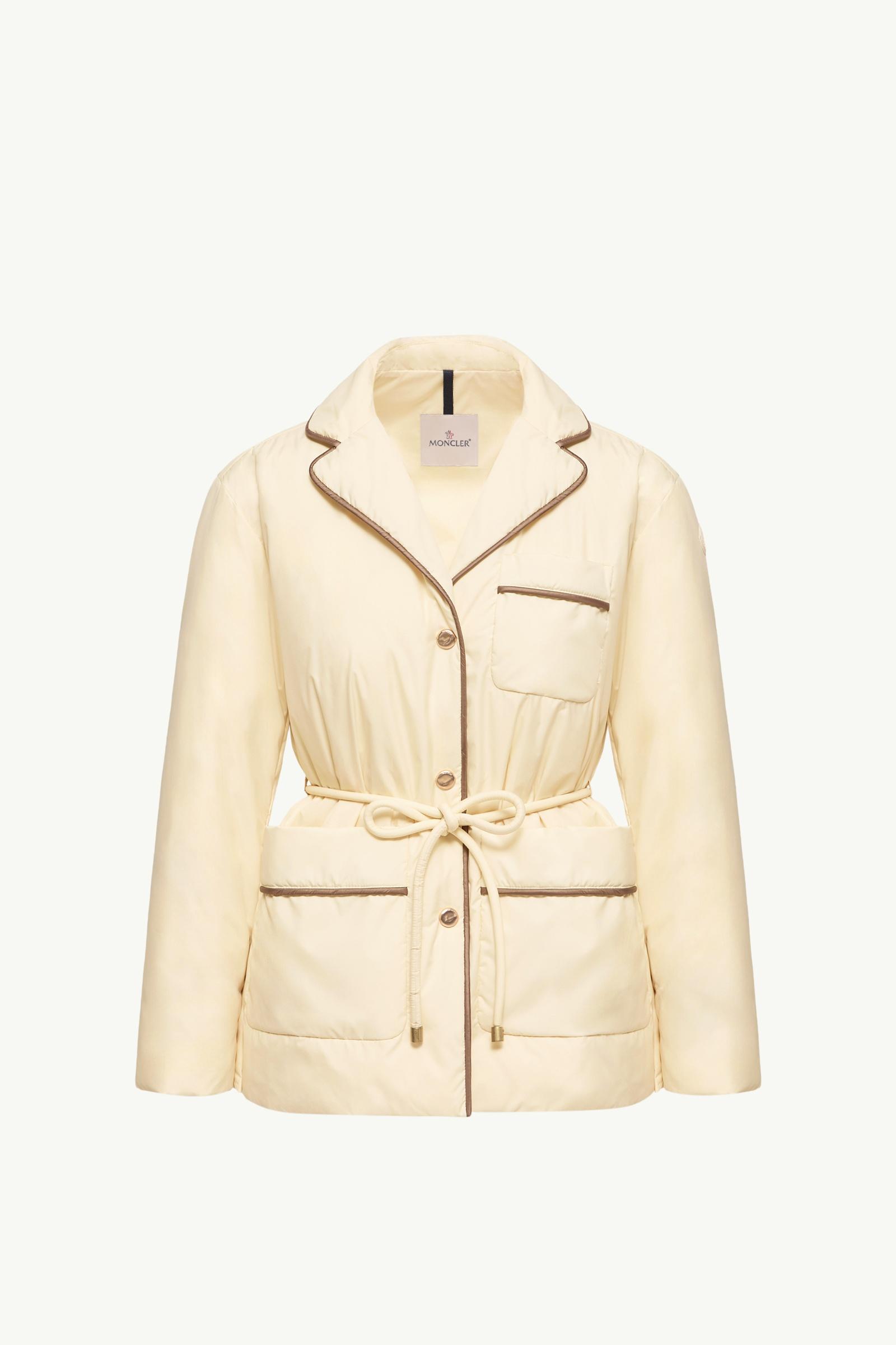 Tieche Belted Mid-Length Down Jacket Women Light Beige Moncler, 1 of 0