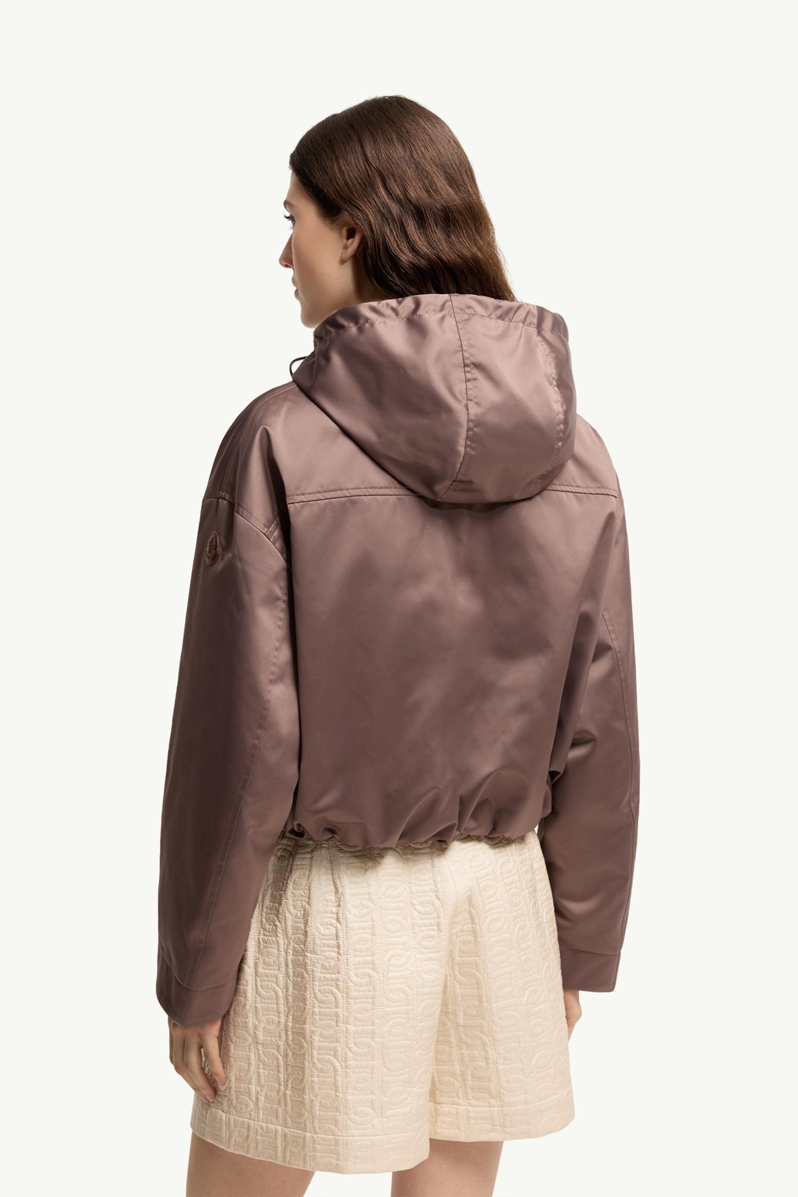 Brown Chevreuil Duchesse Short Down Jacket - Lightweight Down