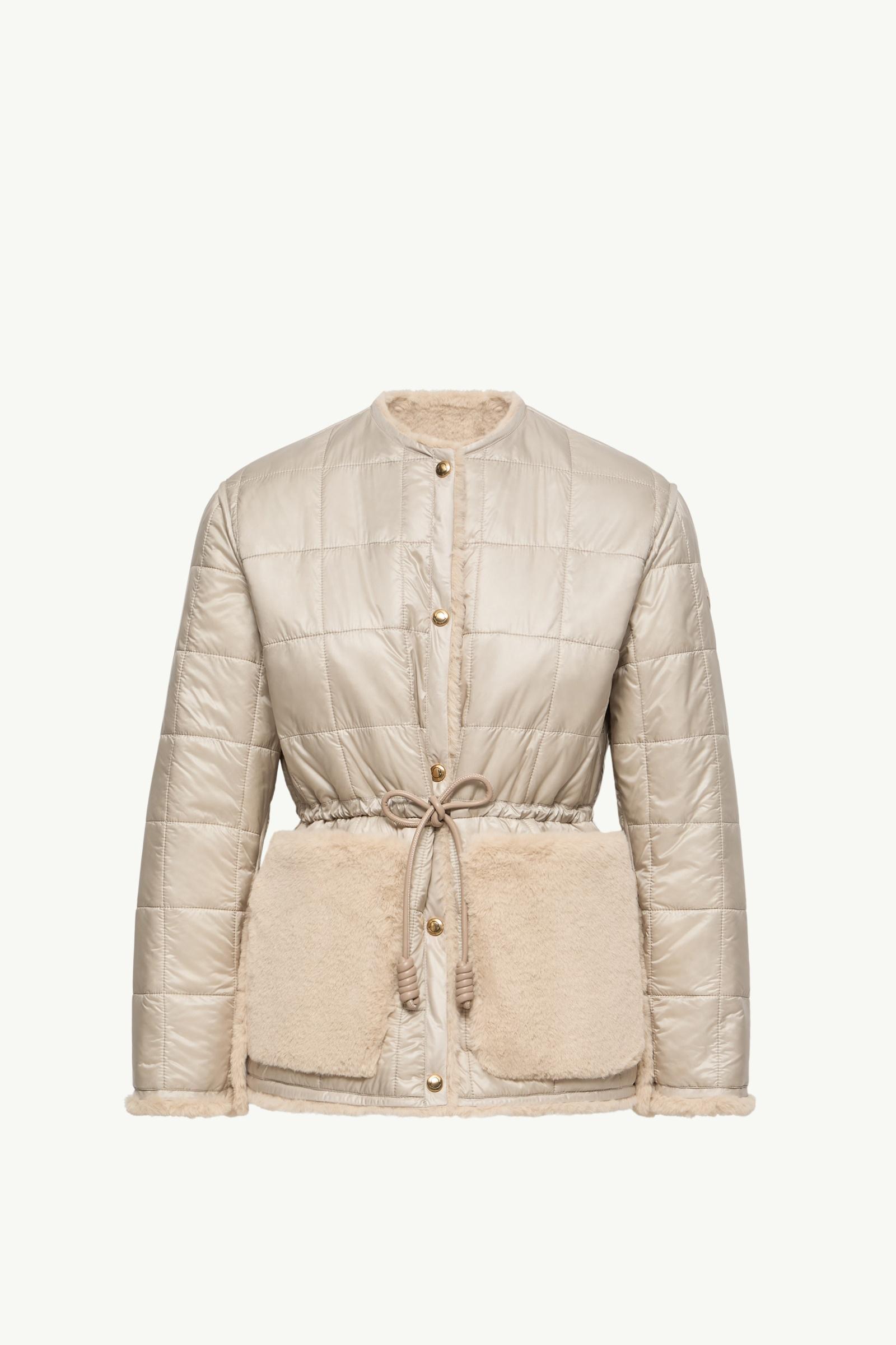 Tipule Reversible Short Down Jacket Women Light Beige Moncler, 1 of 0