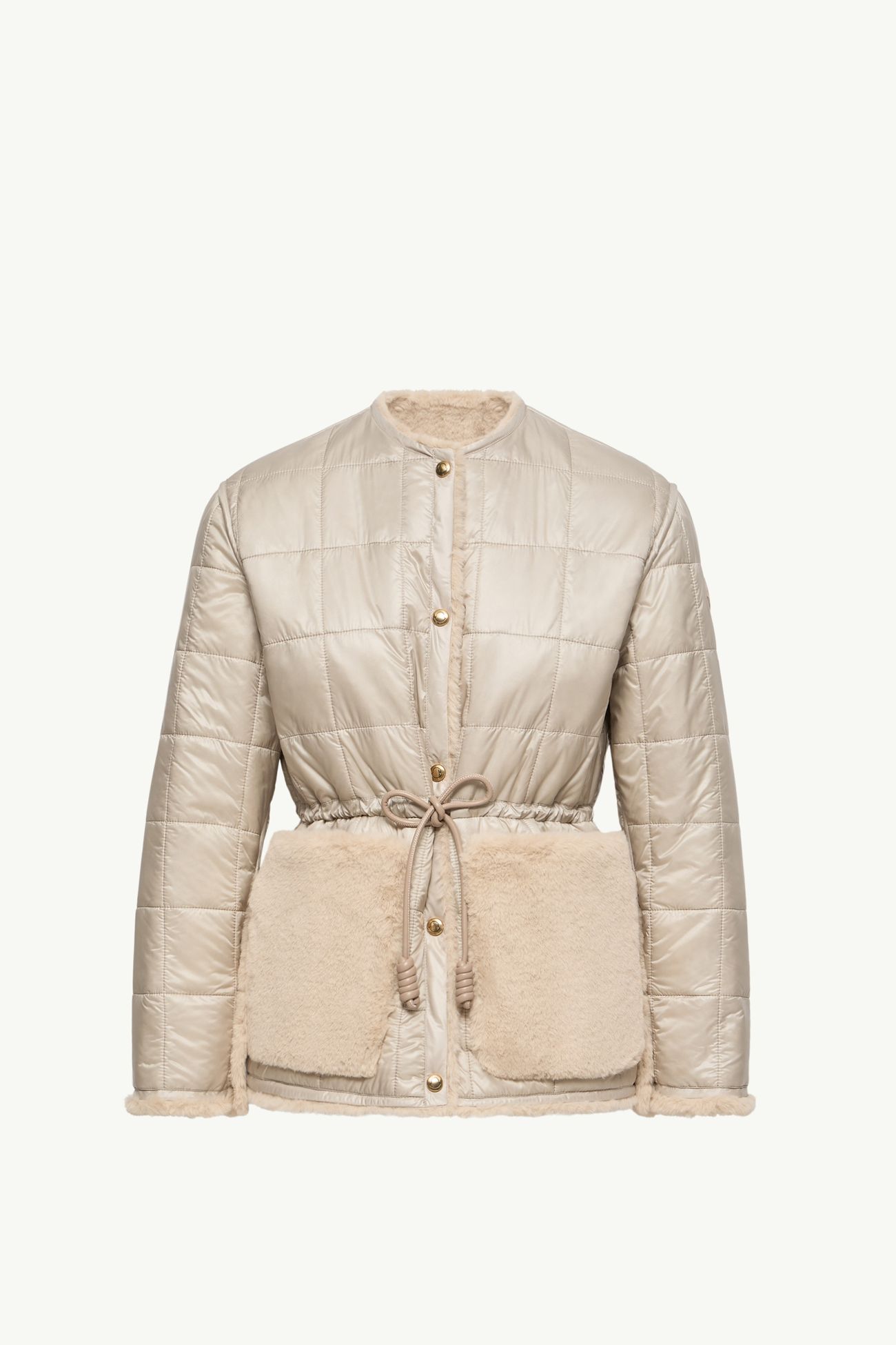Plumífero corto reversible Tipule Mujer Beige Claro Moncler 2